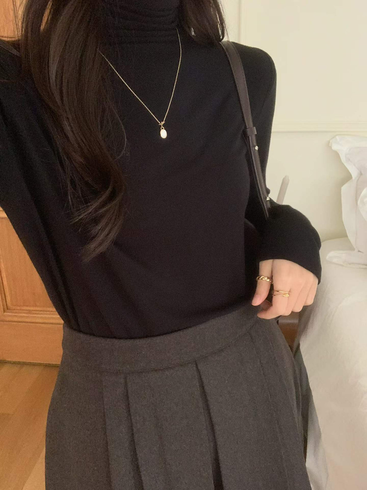 berry wool  polo T-6col