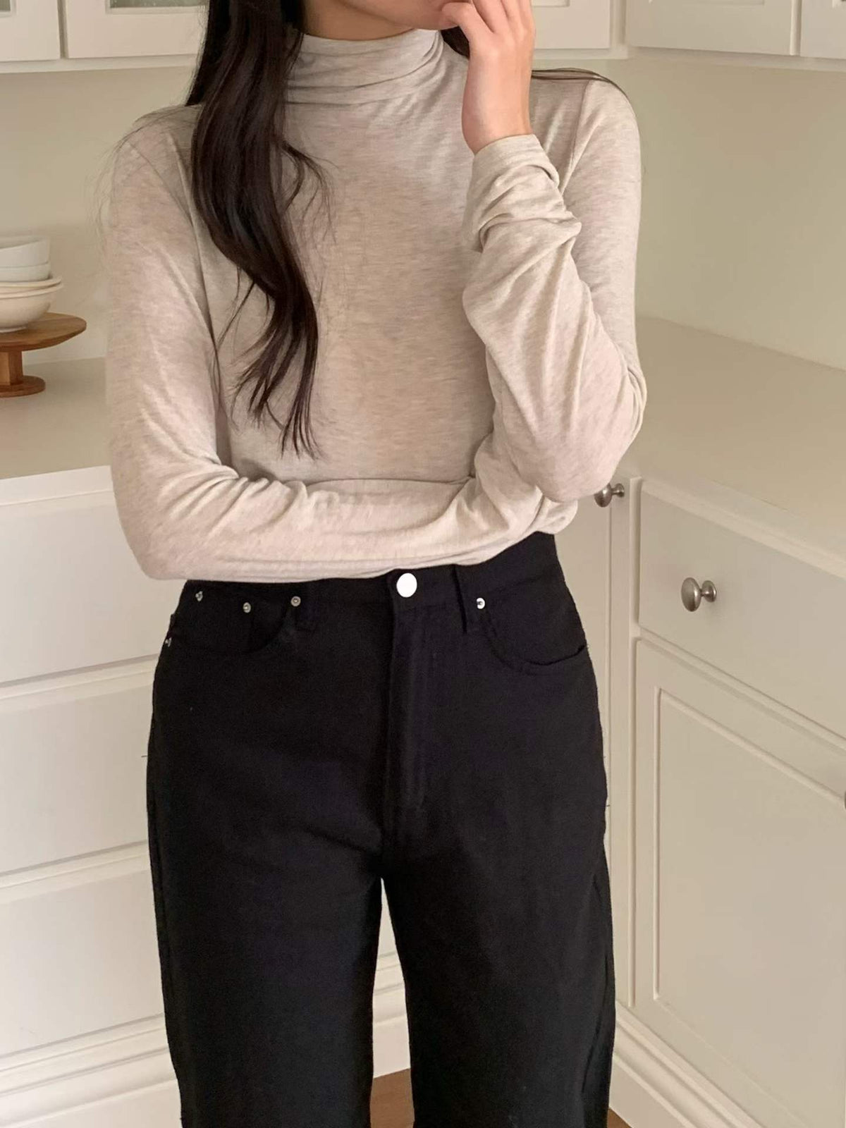 berry wool  polo T-6col