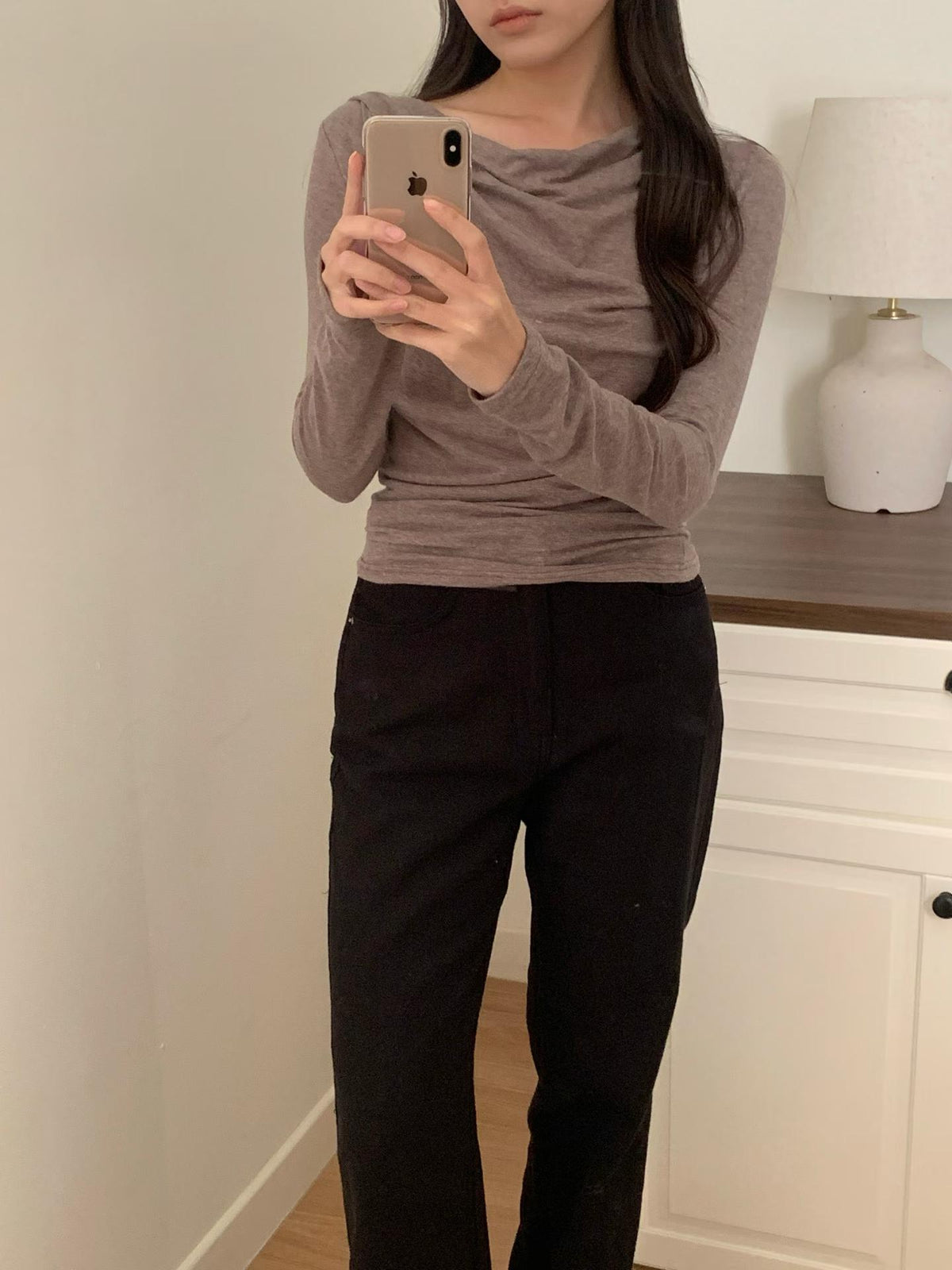 eve shirring T-4col
