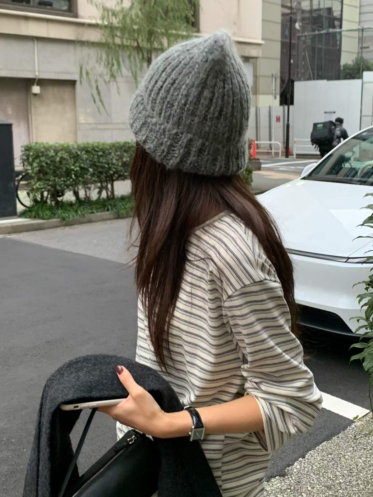 Ounce pair stripe T-2col