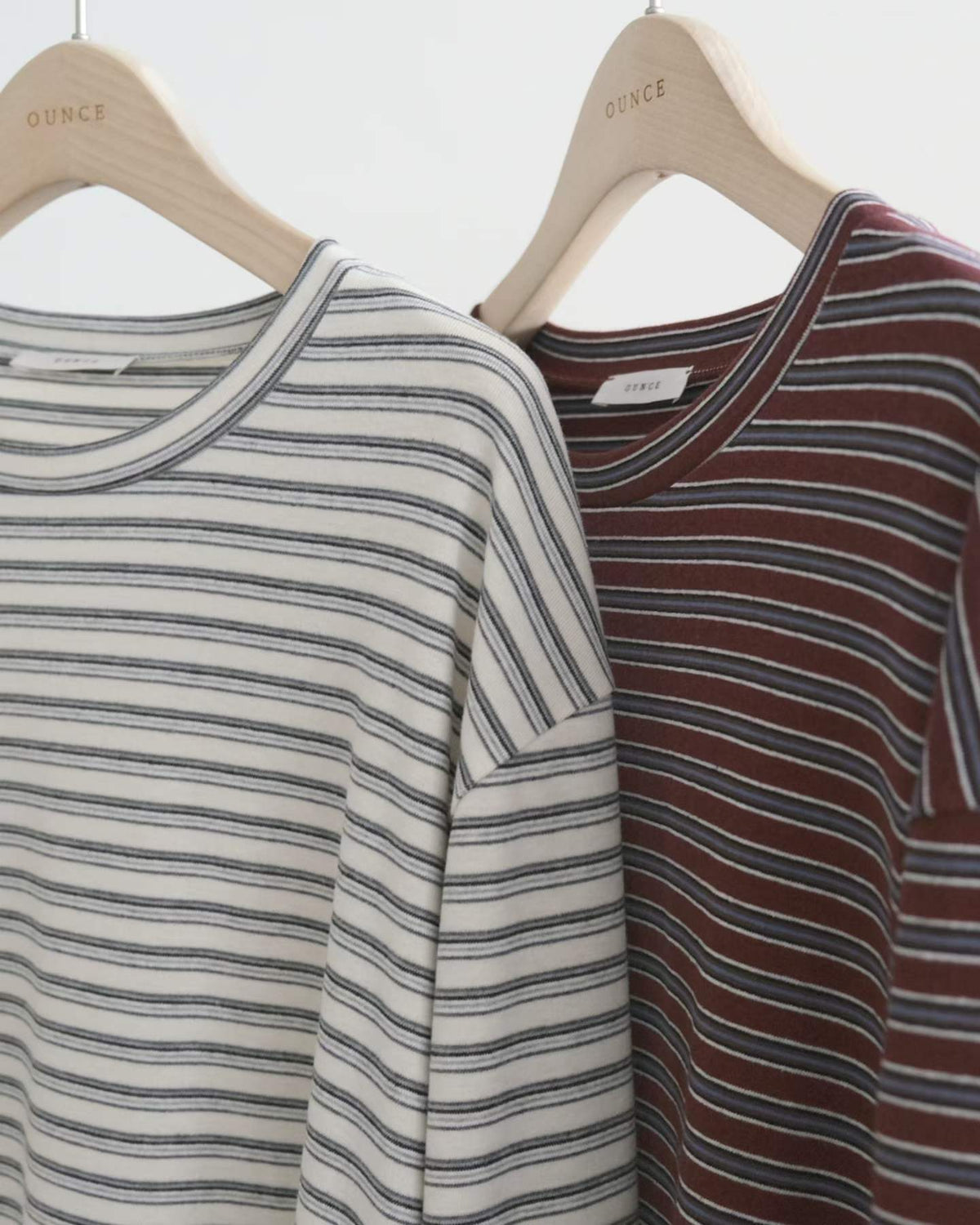 Ounce pair stripe T-2col