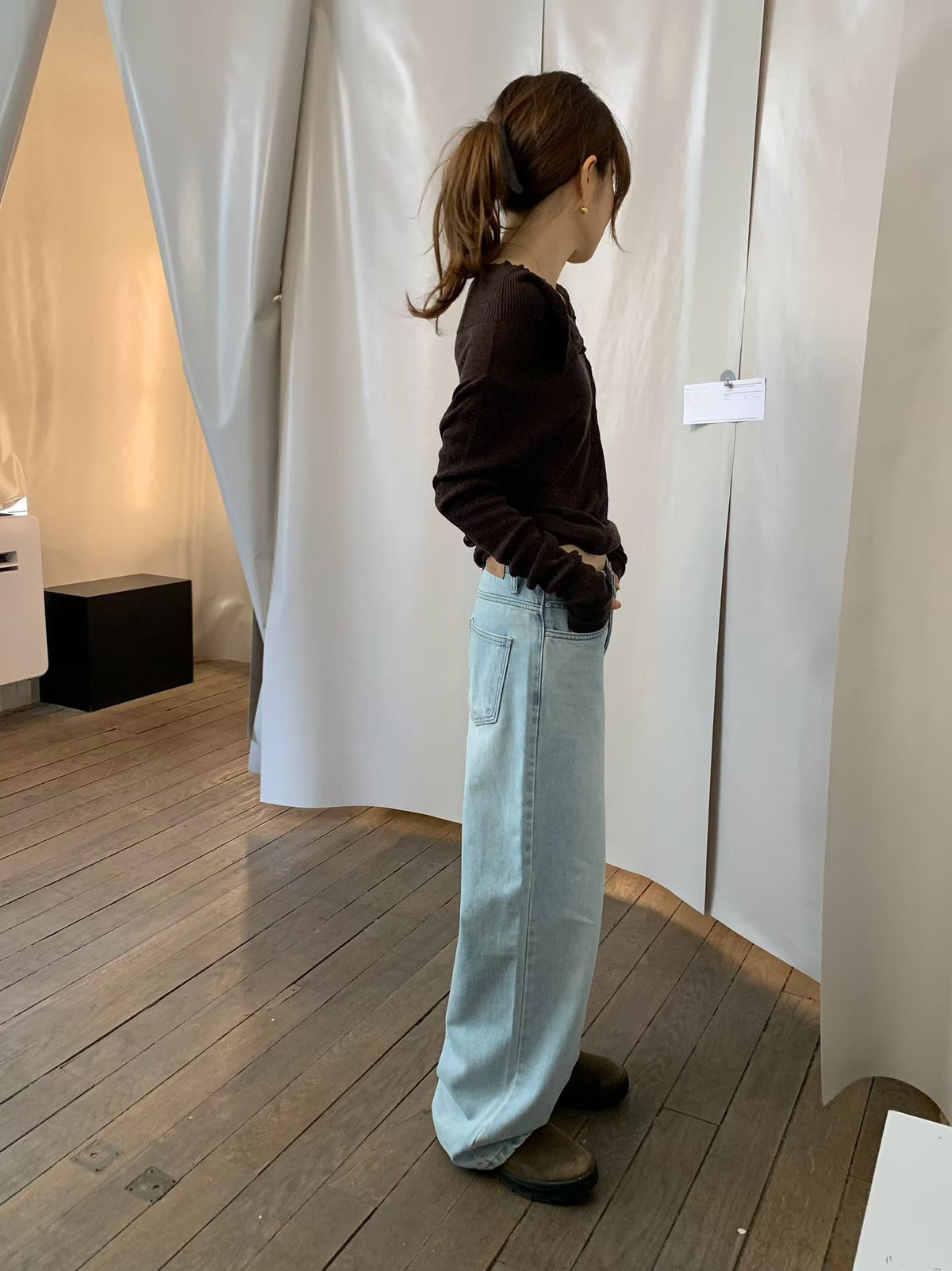 Ounce teen light blue denim