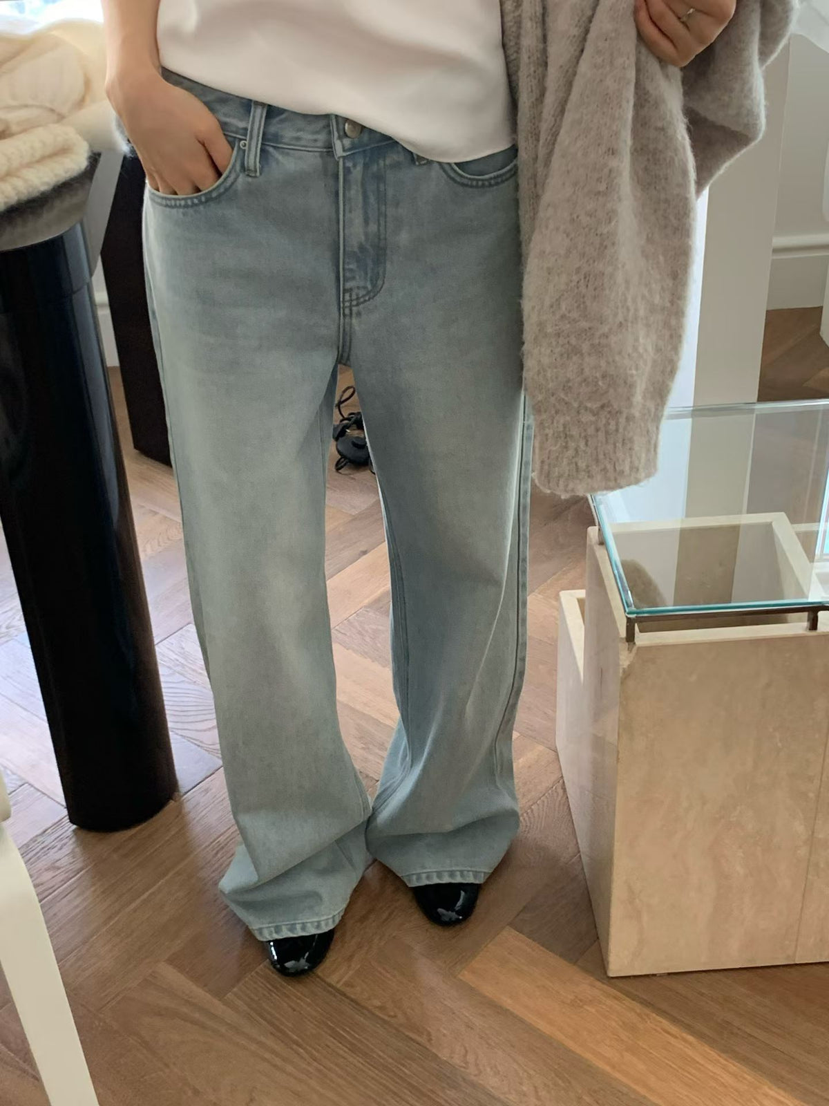 Ounce teen light blue denim