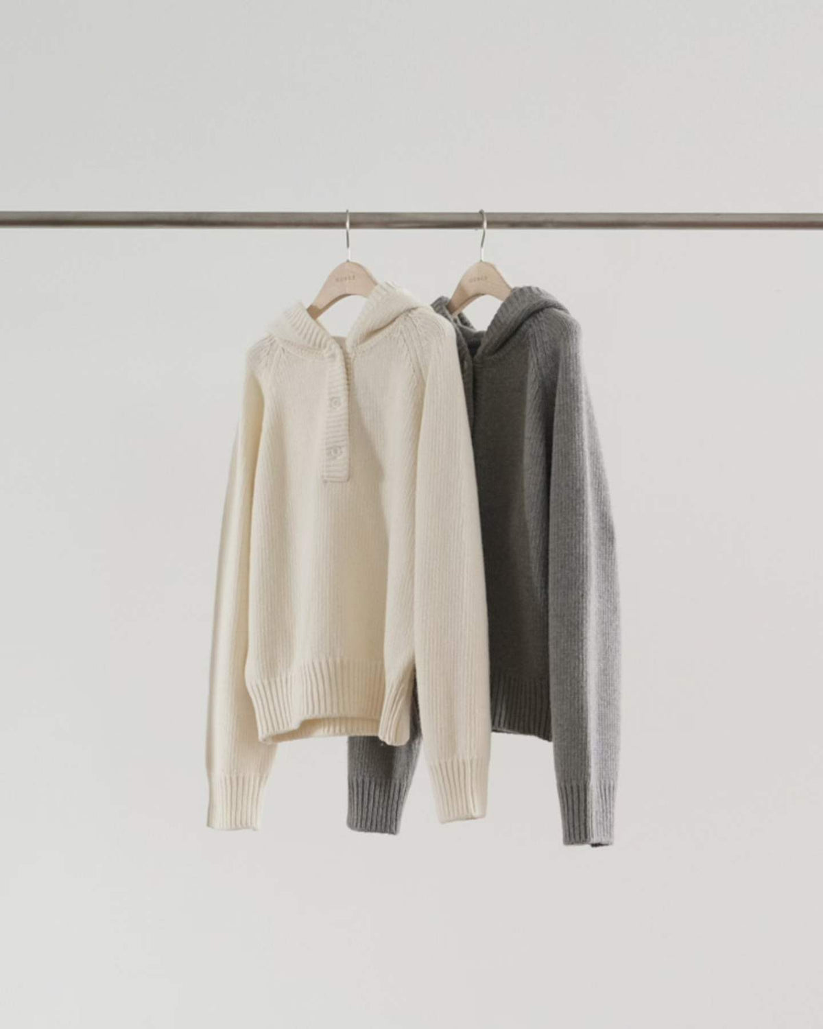 Ounce raglan hood knit-2col