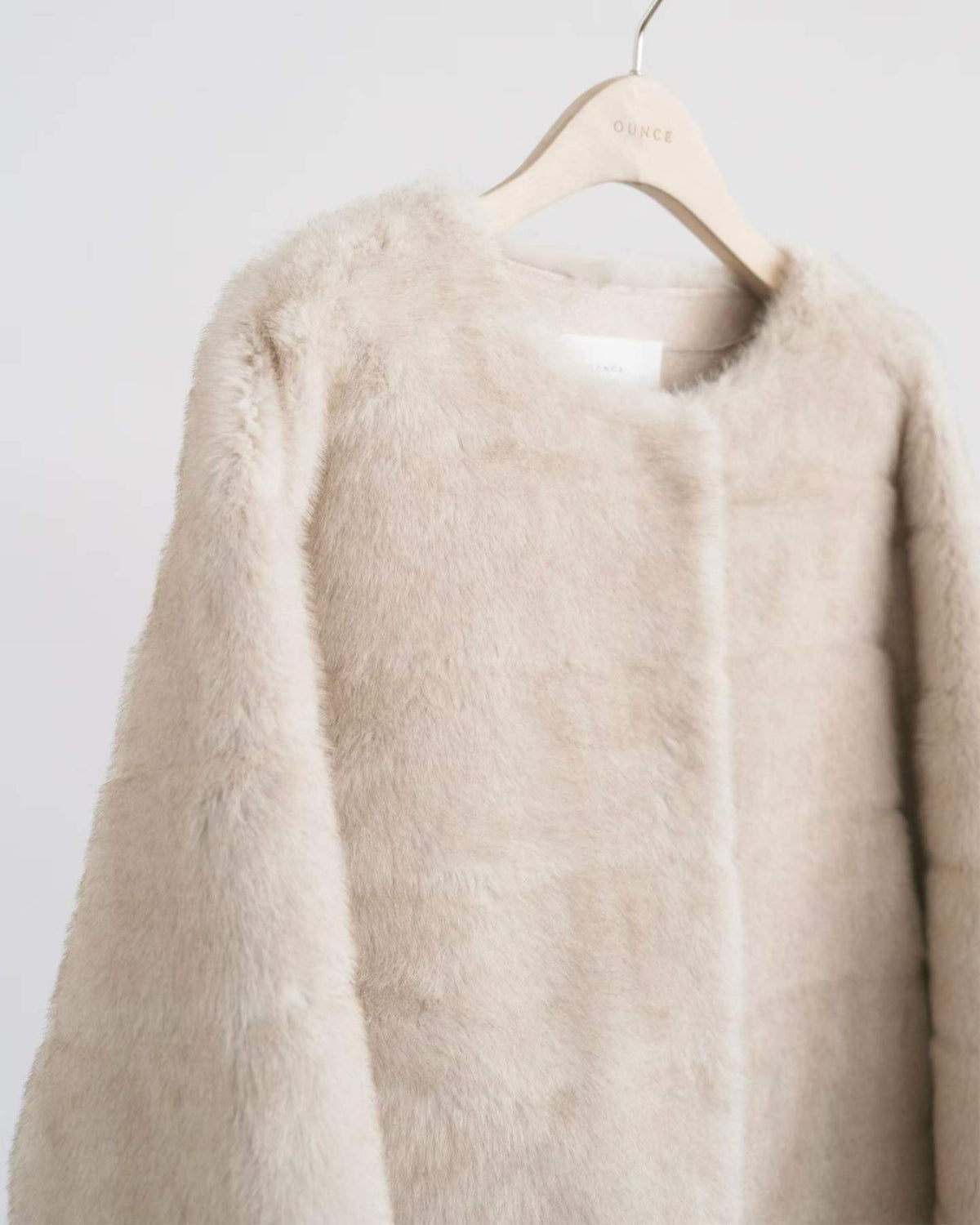 Ounce sage mink fur jk