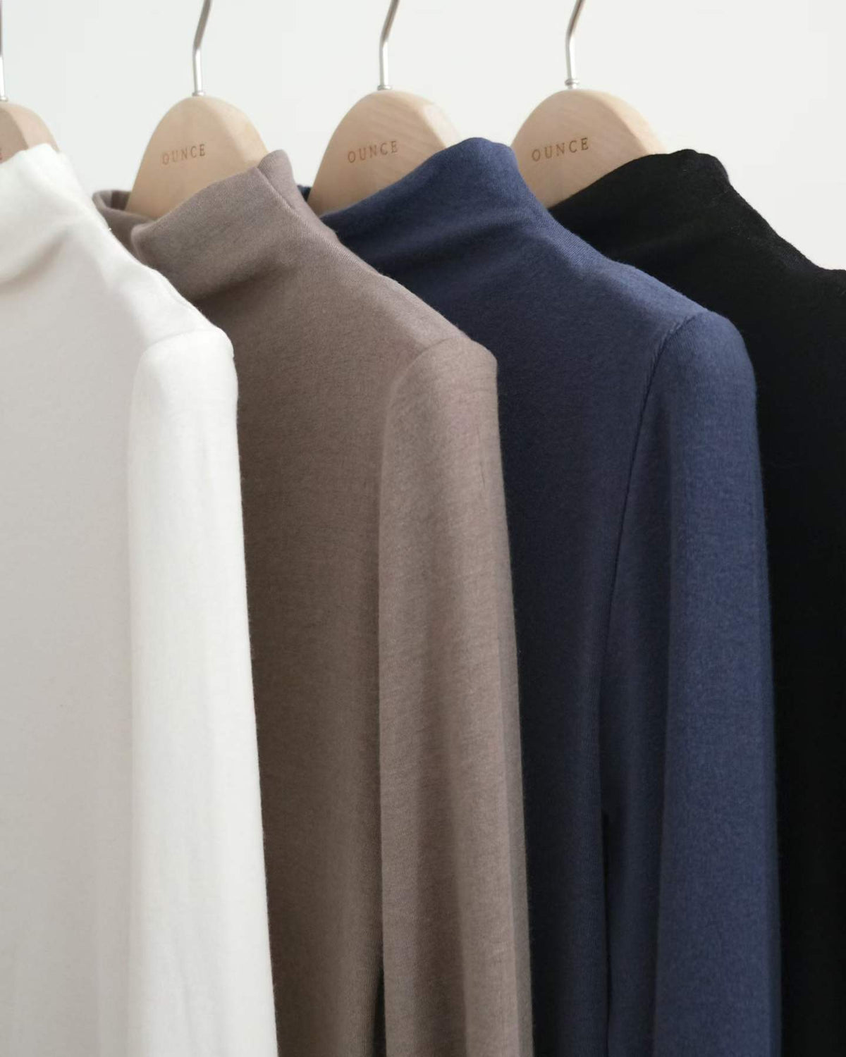 Ounce merino wool polo T-4col
