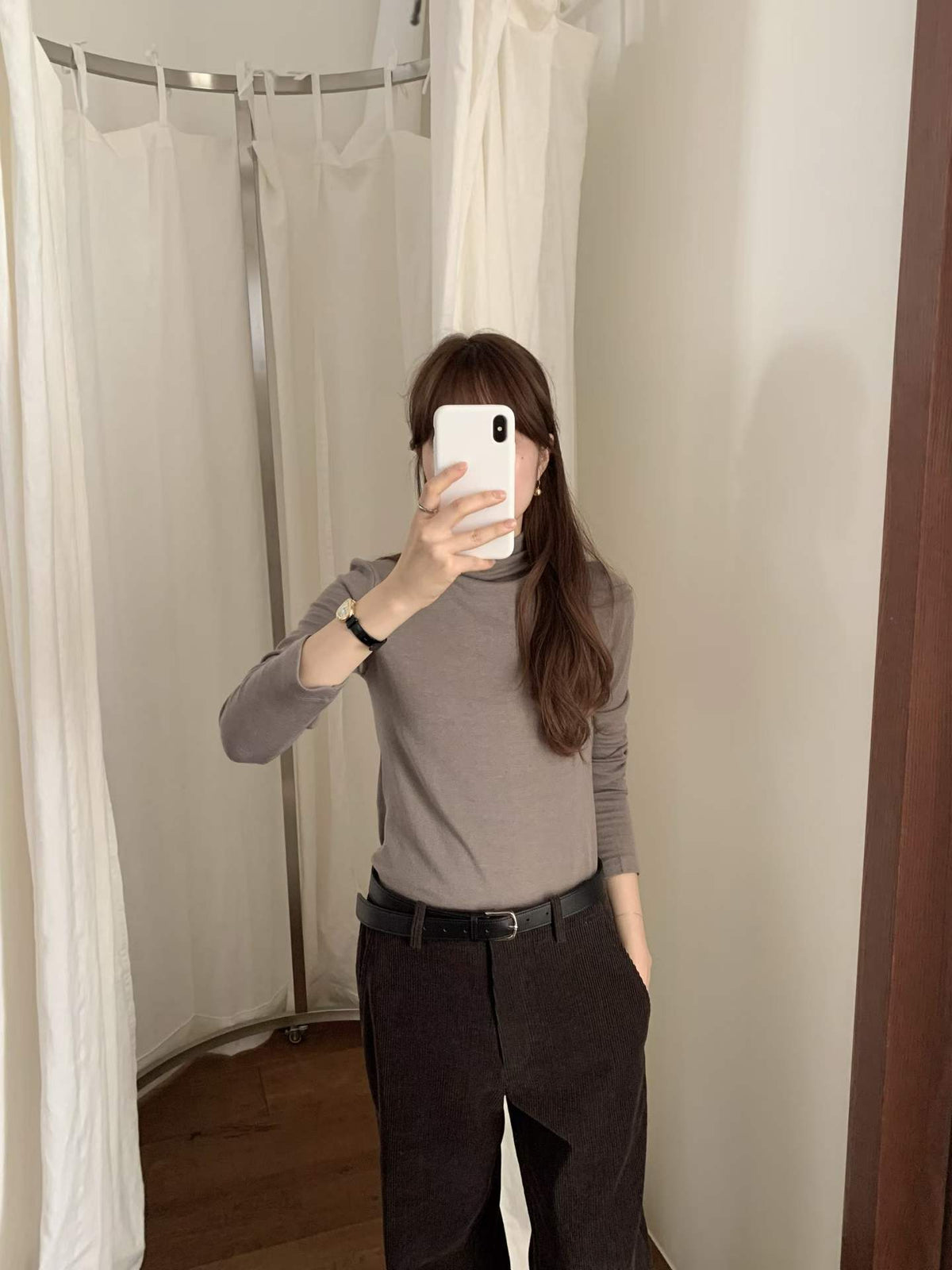 Ounce nona corduroy gimo pants-2col