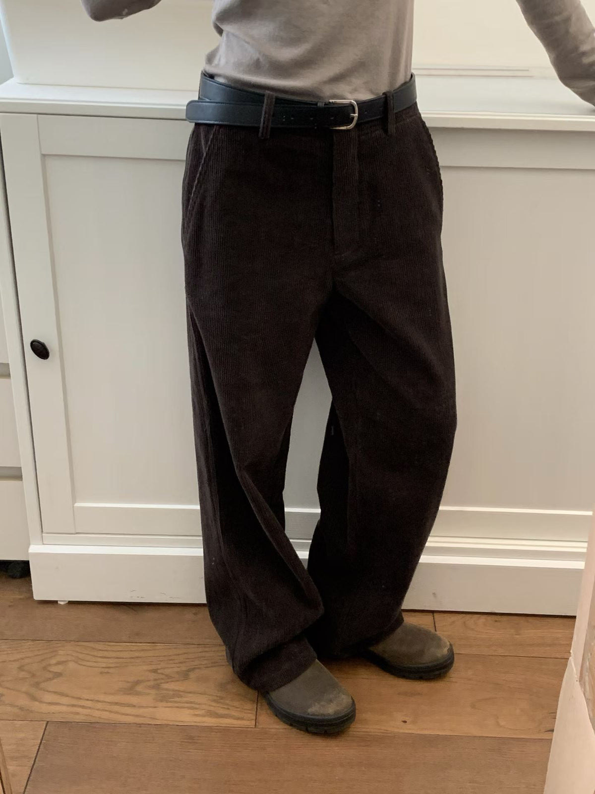 Ounce nona corduroy gimo pants-2col