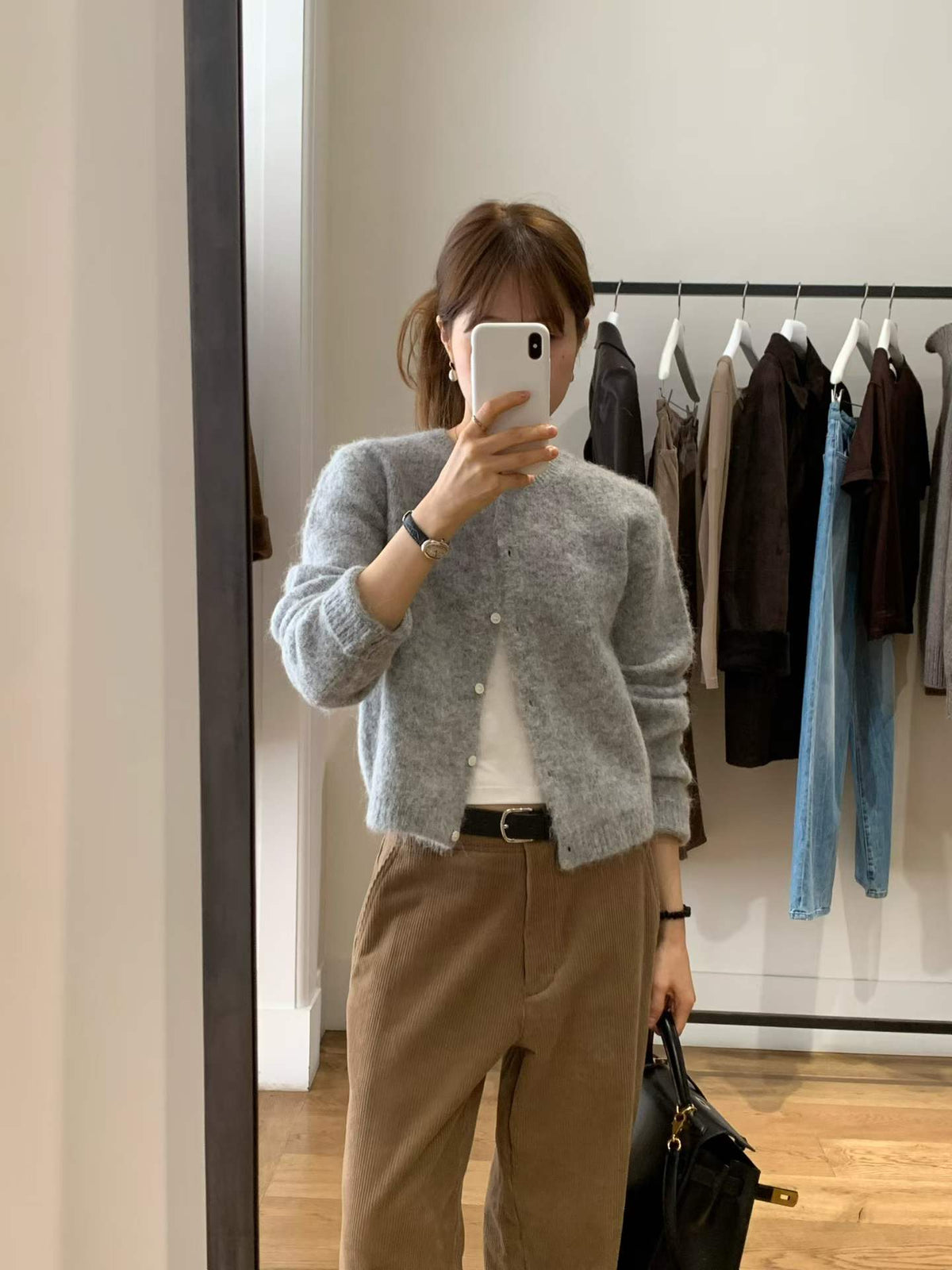 Ounce nona corduroy gimo pants-2col