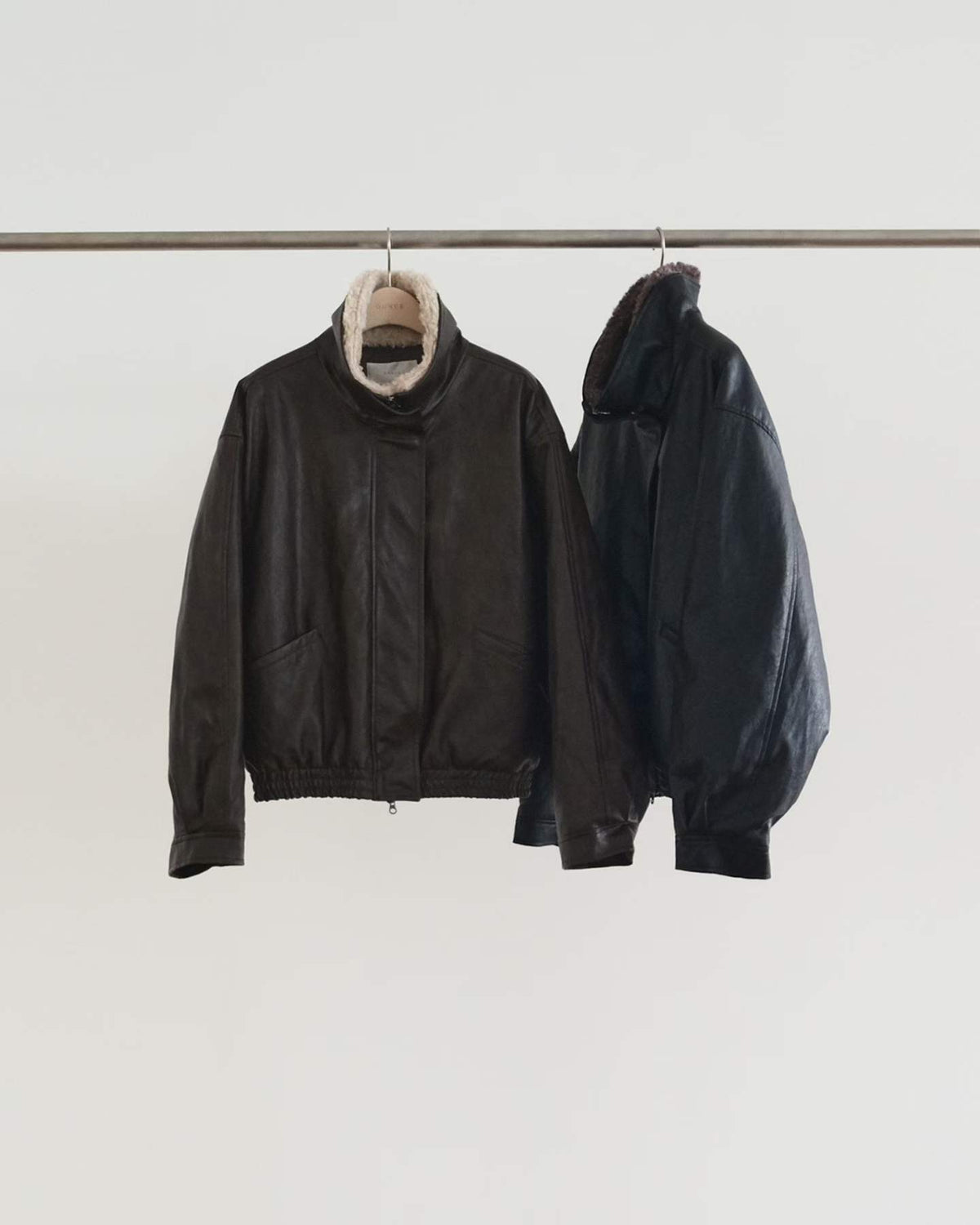 Ounce chloe leather jumper-2col