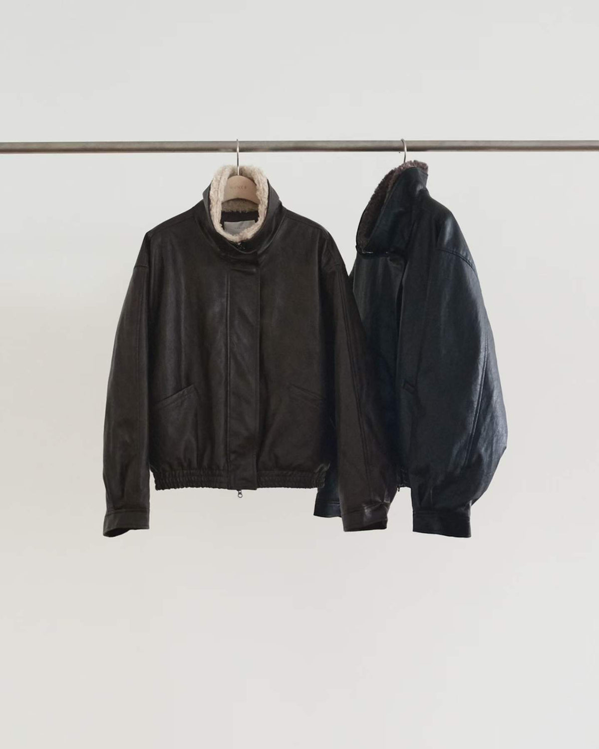 Ounce chloe leather jumper-2col