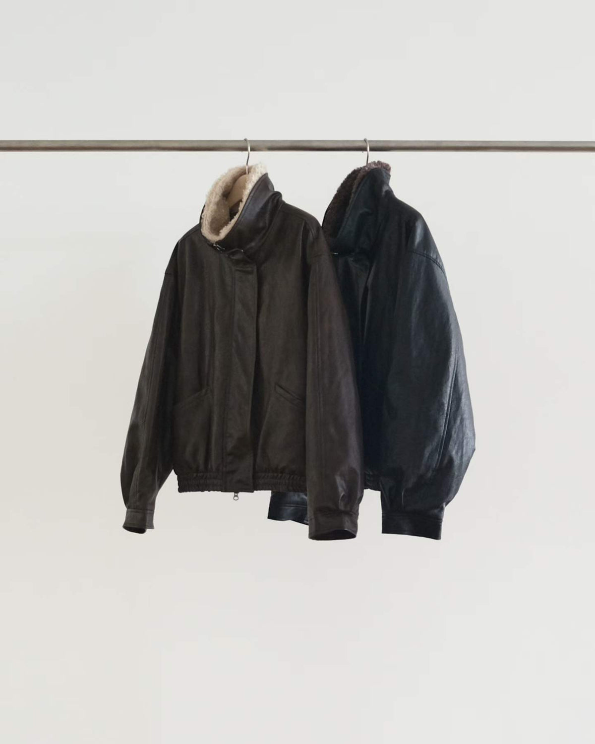 Ounce chloe leather jumper-2col