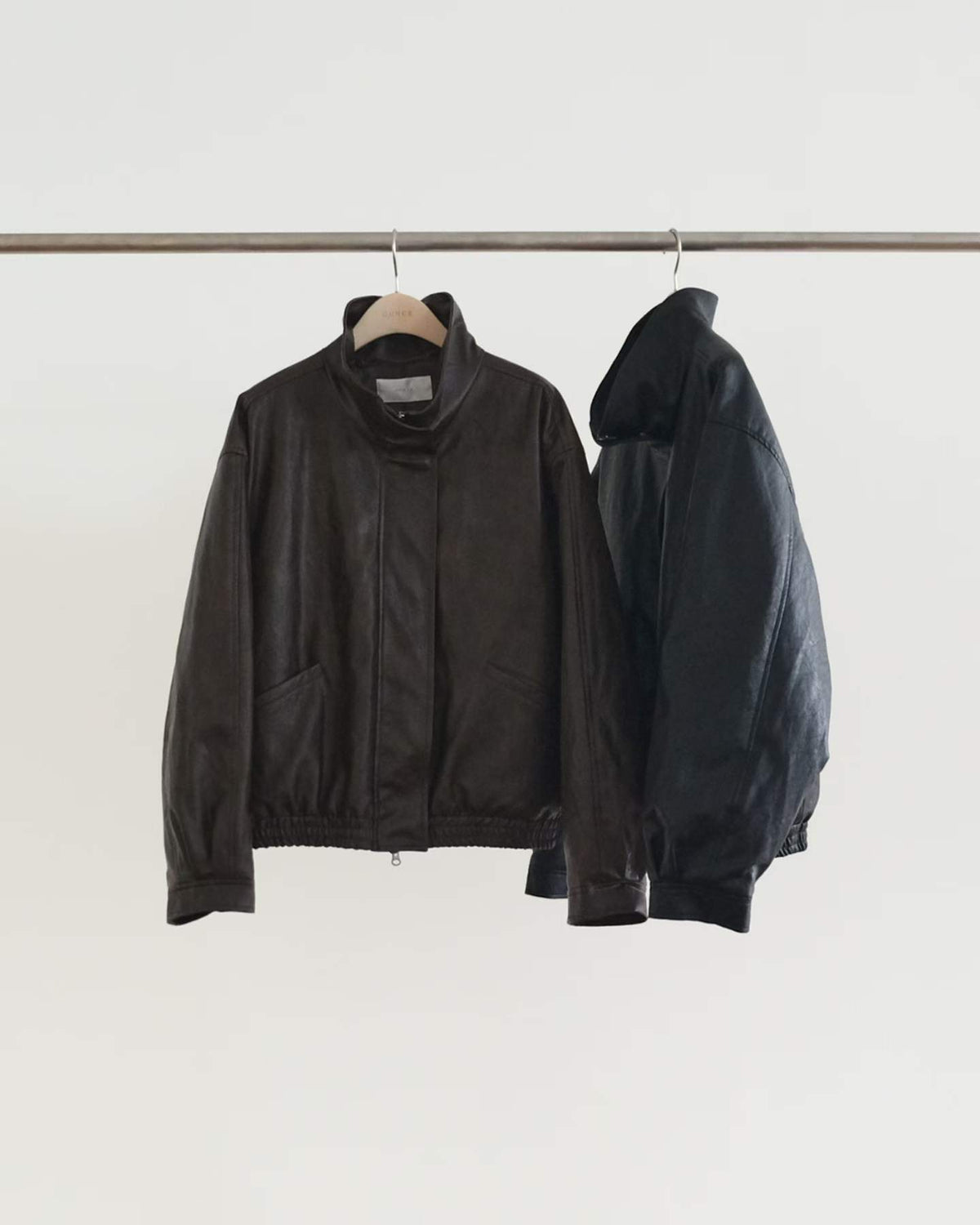 Ounce chloe leather jumper-2col