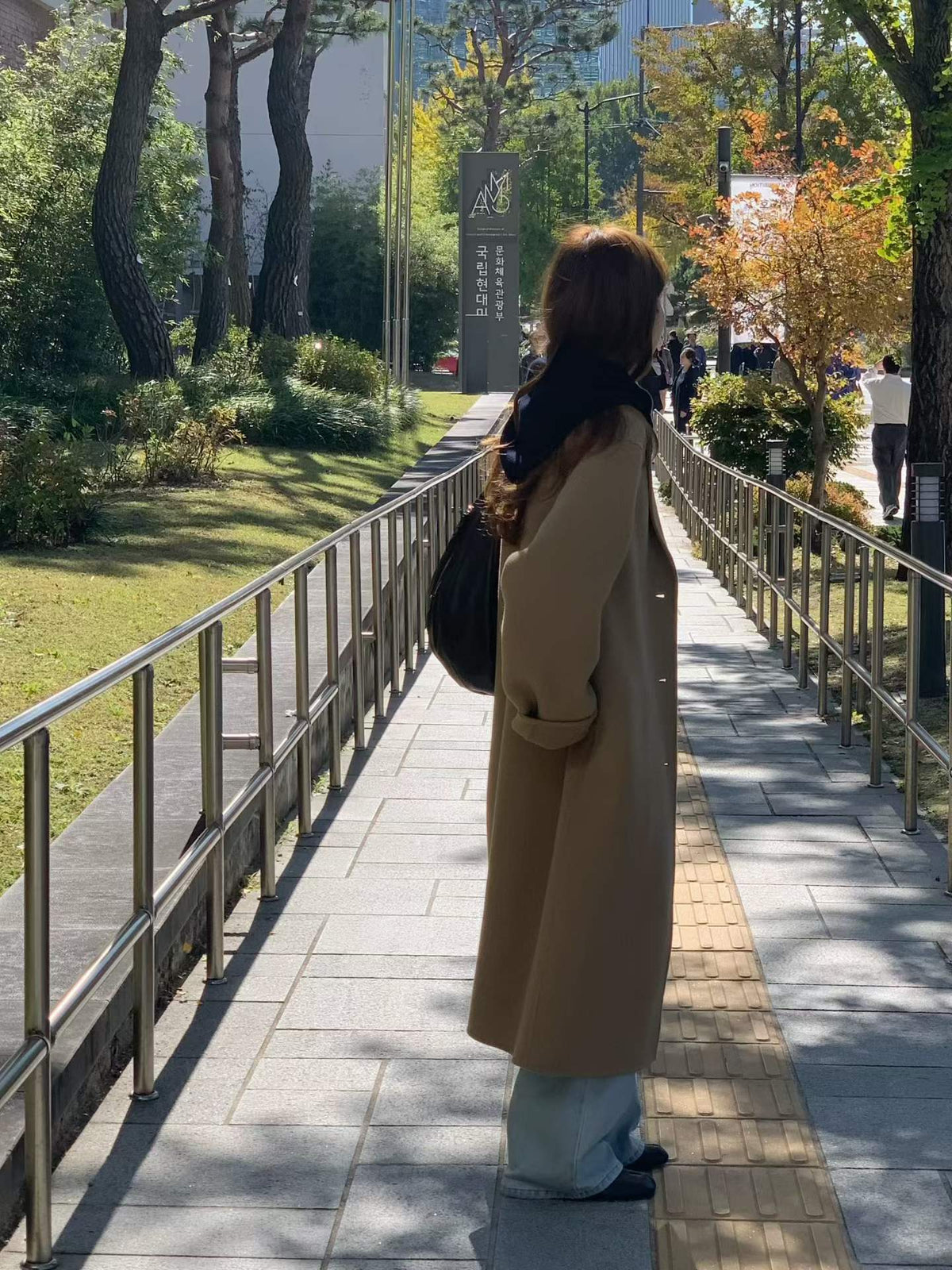 Ounce hd rené wool long coat-3col
