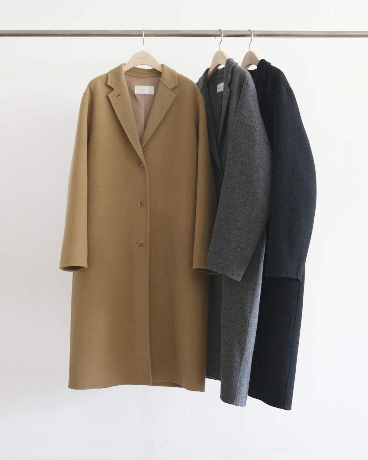 Ounce hd rené wool long coat-3col