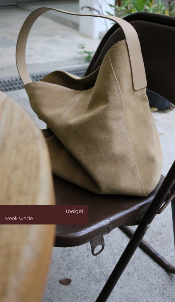 week suede bag-3col