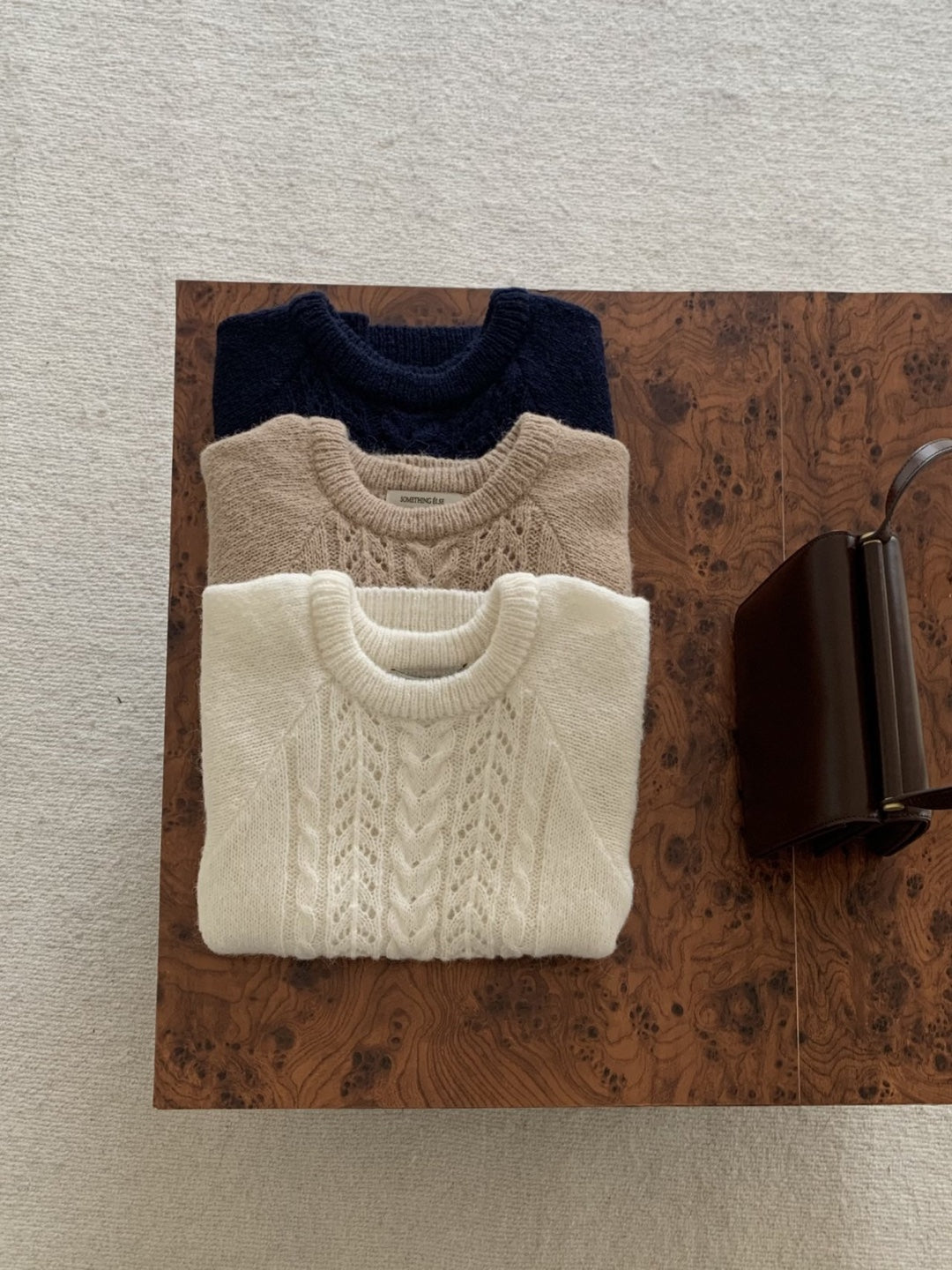 alpaca cable knit-3col