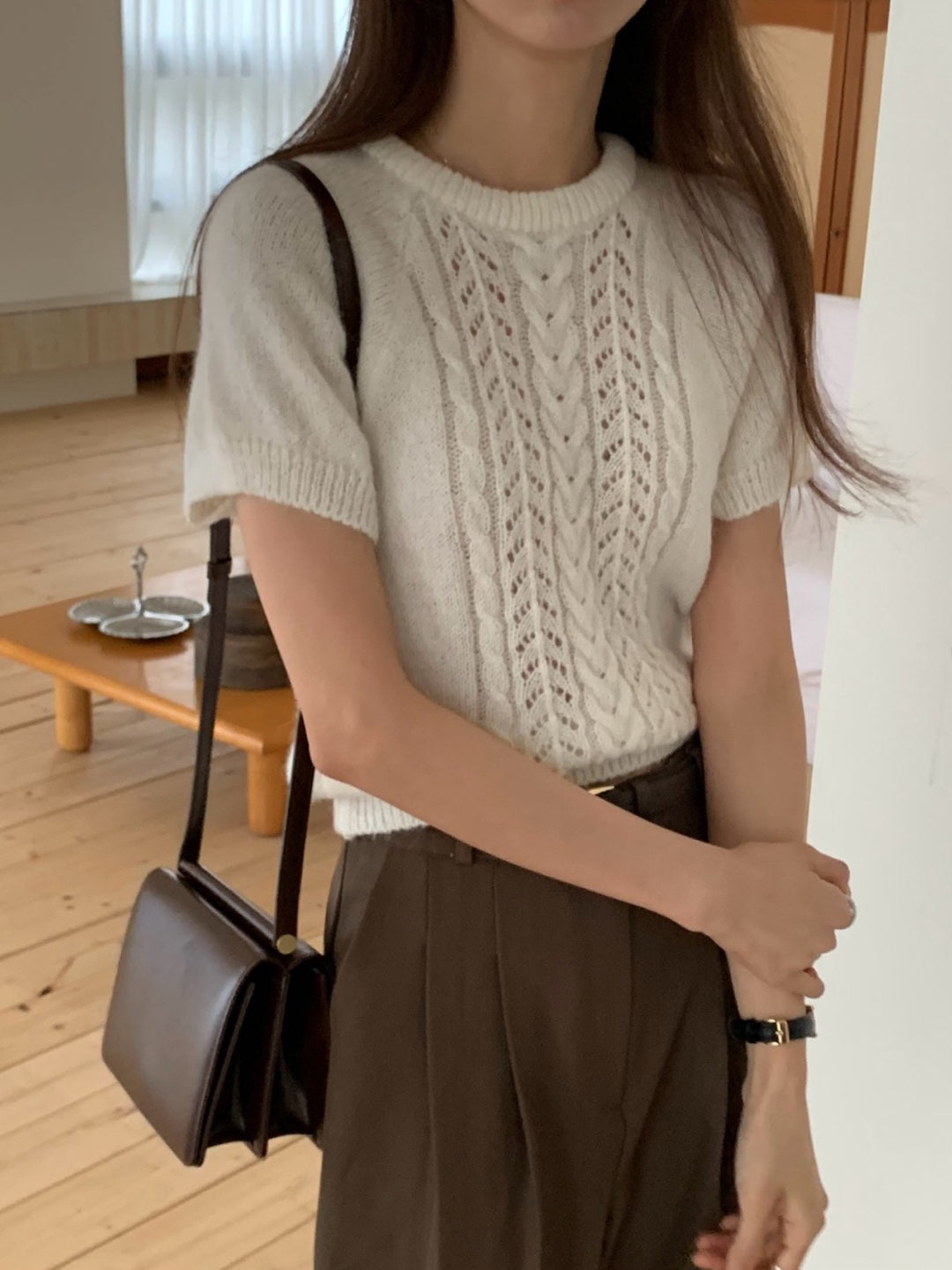 alpaca cable knit-3col