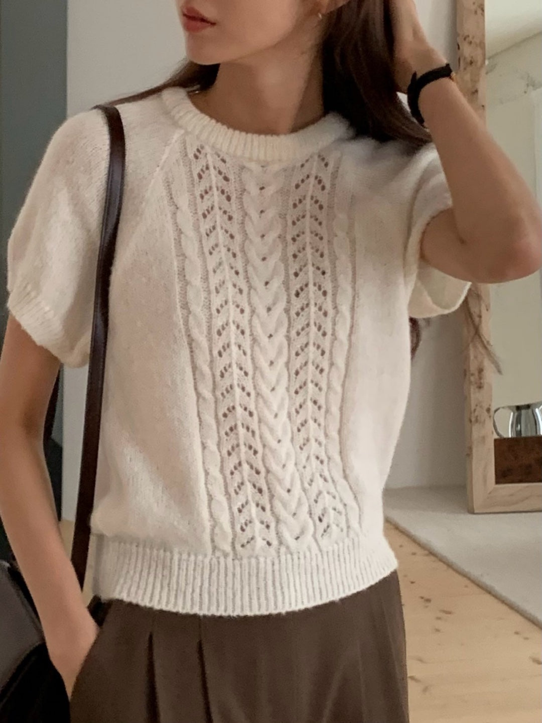 alpaca cable knit-3col