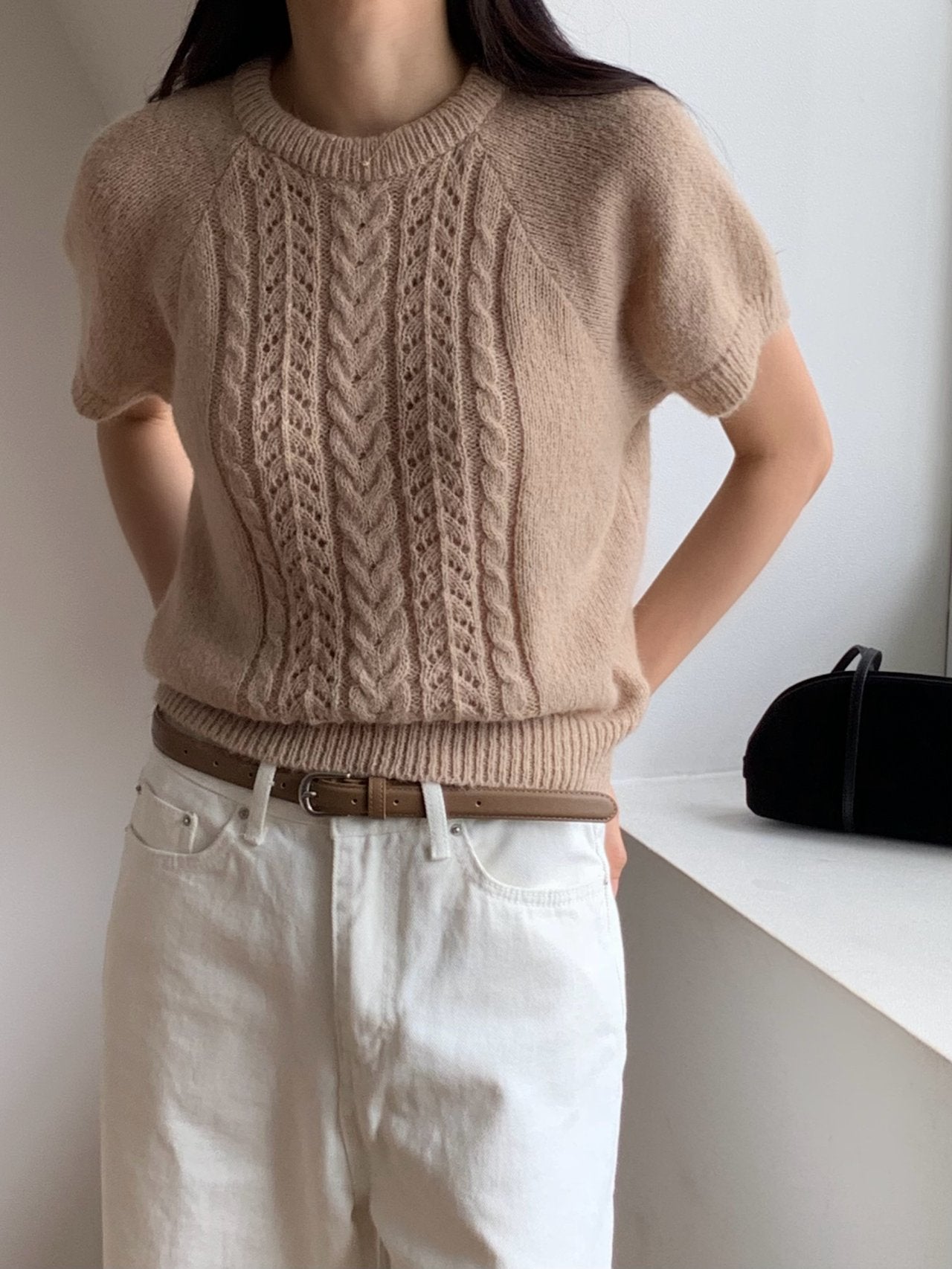 alpaca cable knit-3col