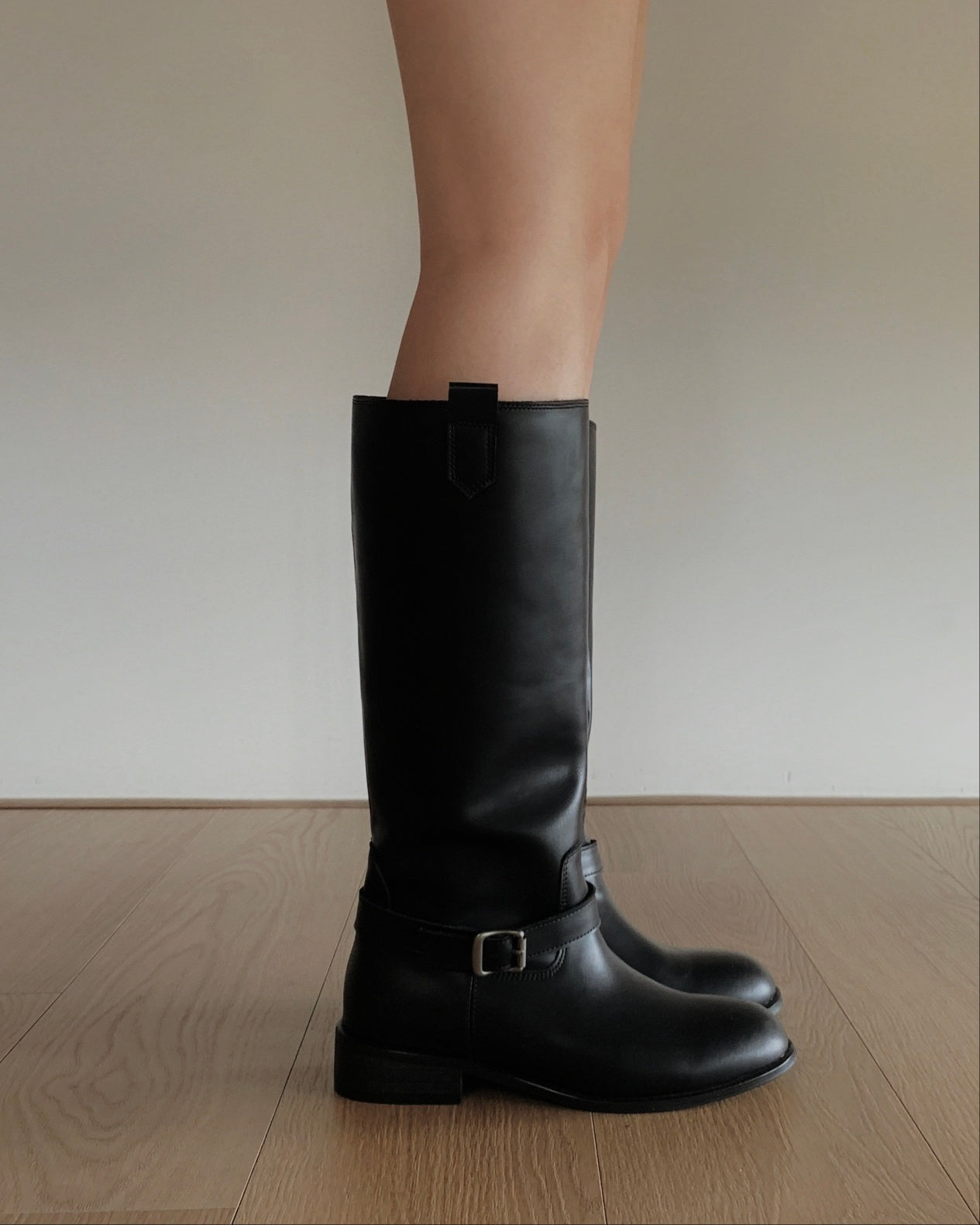 Dual Mood Leather long boots