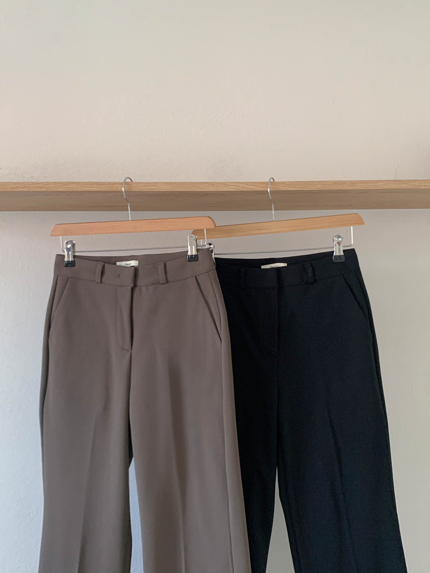 Bootcut gimo slacks-2col/ショート丈あり