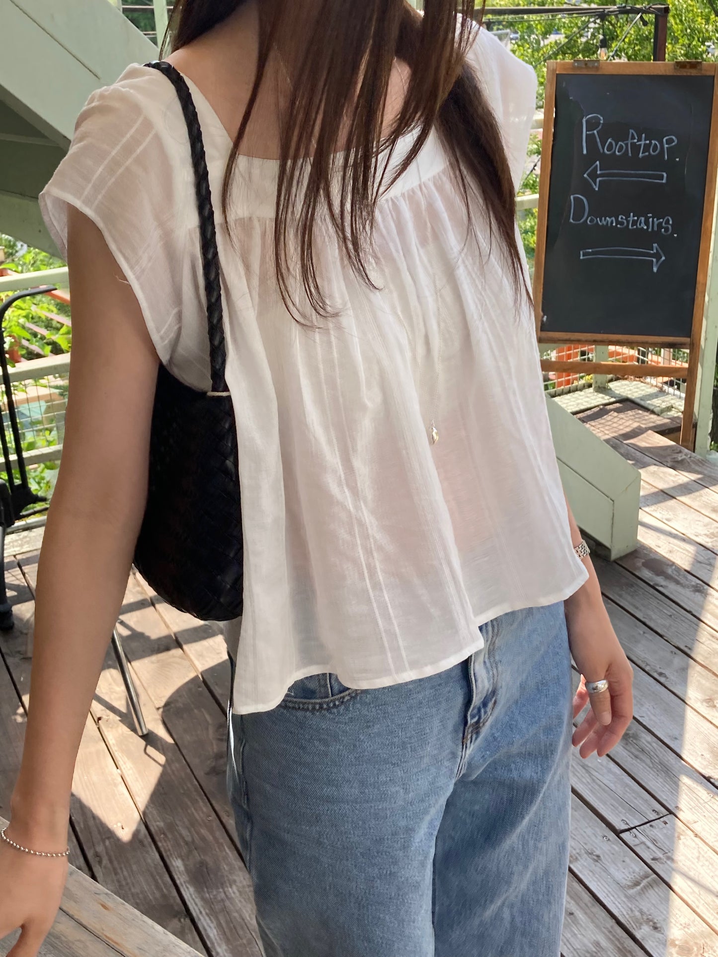 Foret half blouse-2col