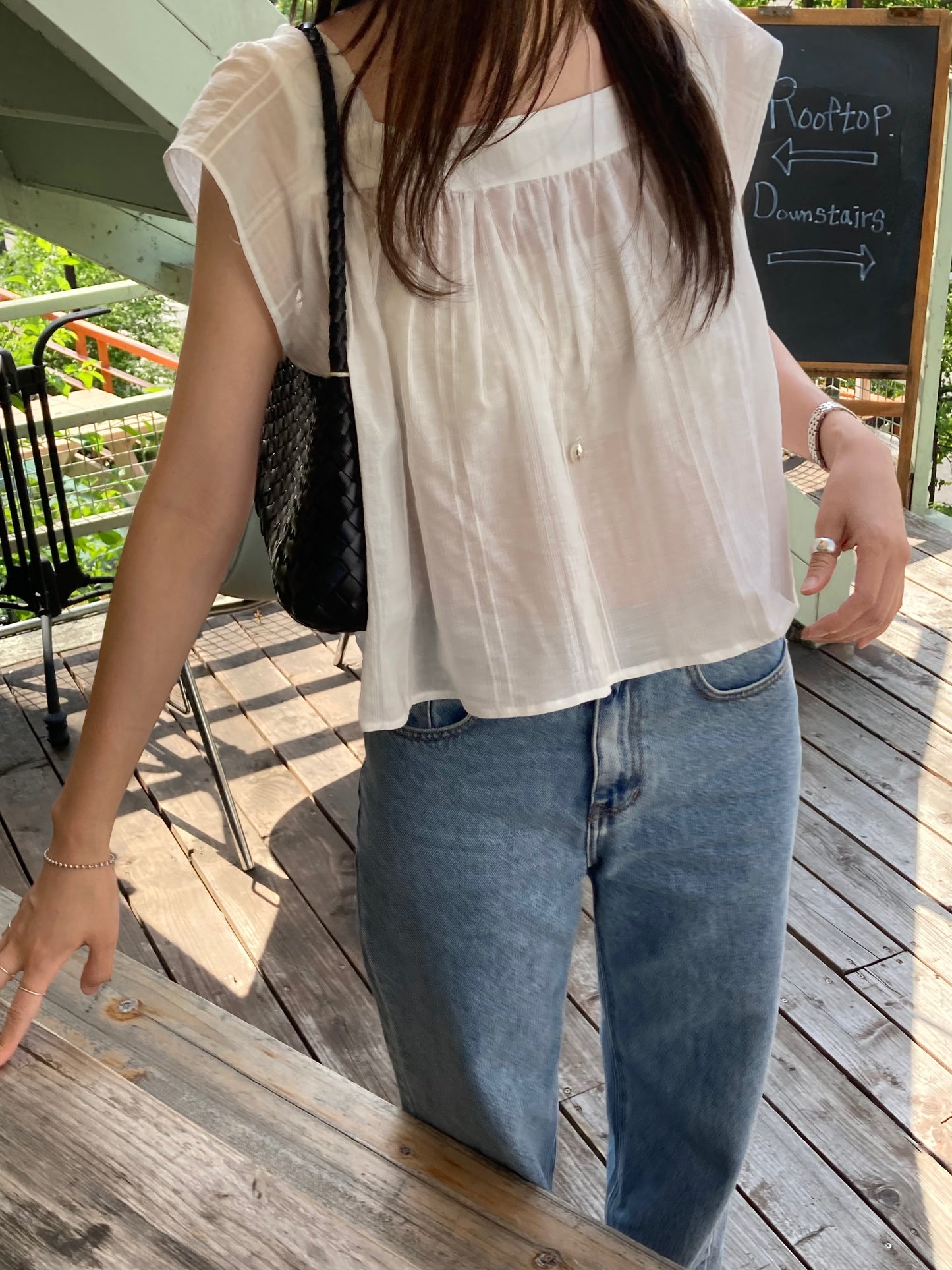 Foret half blouse-2col