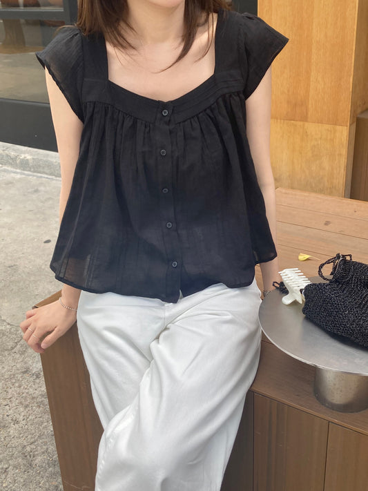 Foret half blouse-2col