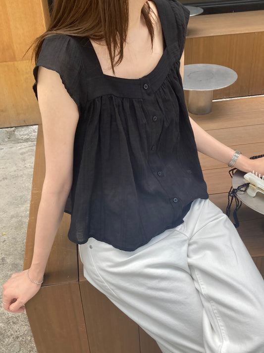 Foret half blouse-2col