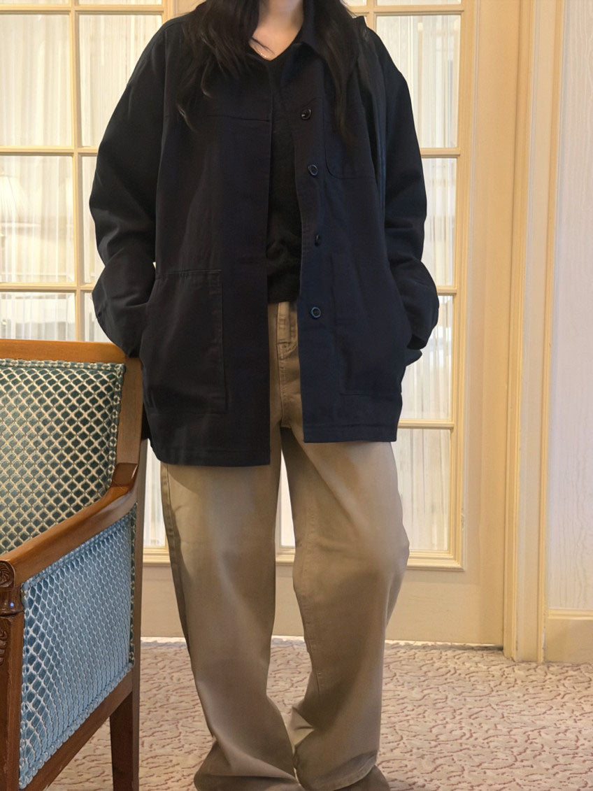 re-work cotton jacket-2col