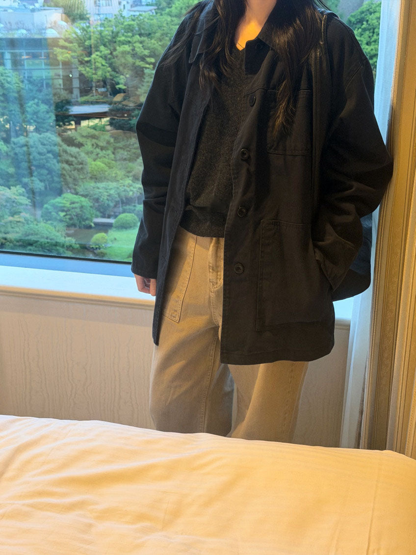 re-work cotton jacket-2col