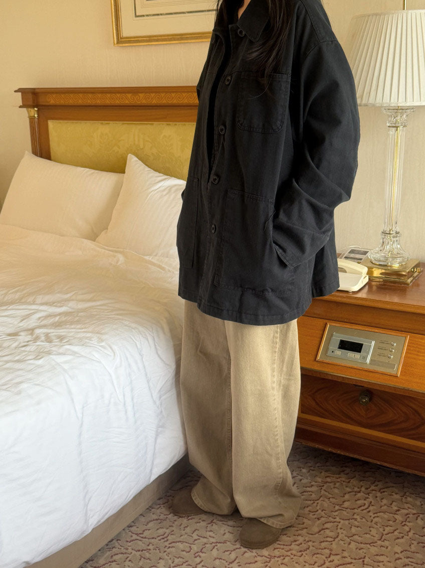 re-work cotton jacket-2col