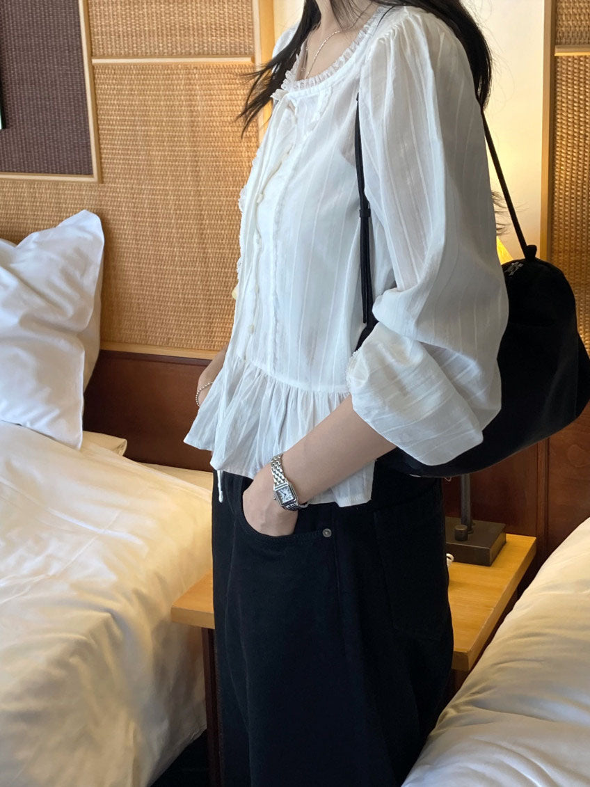 iris lace blouse