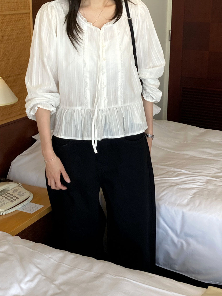iris lace blouse