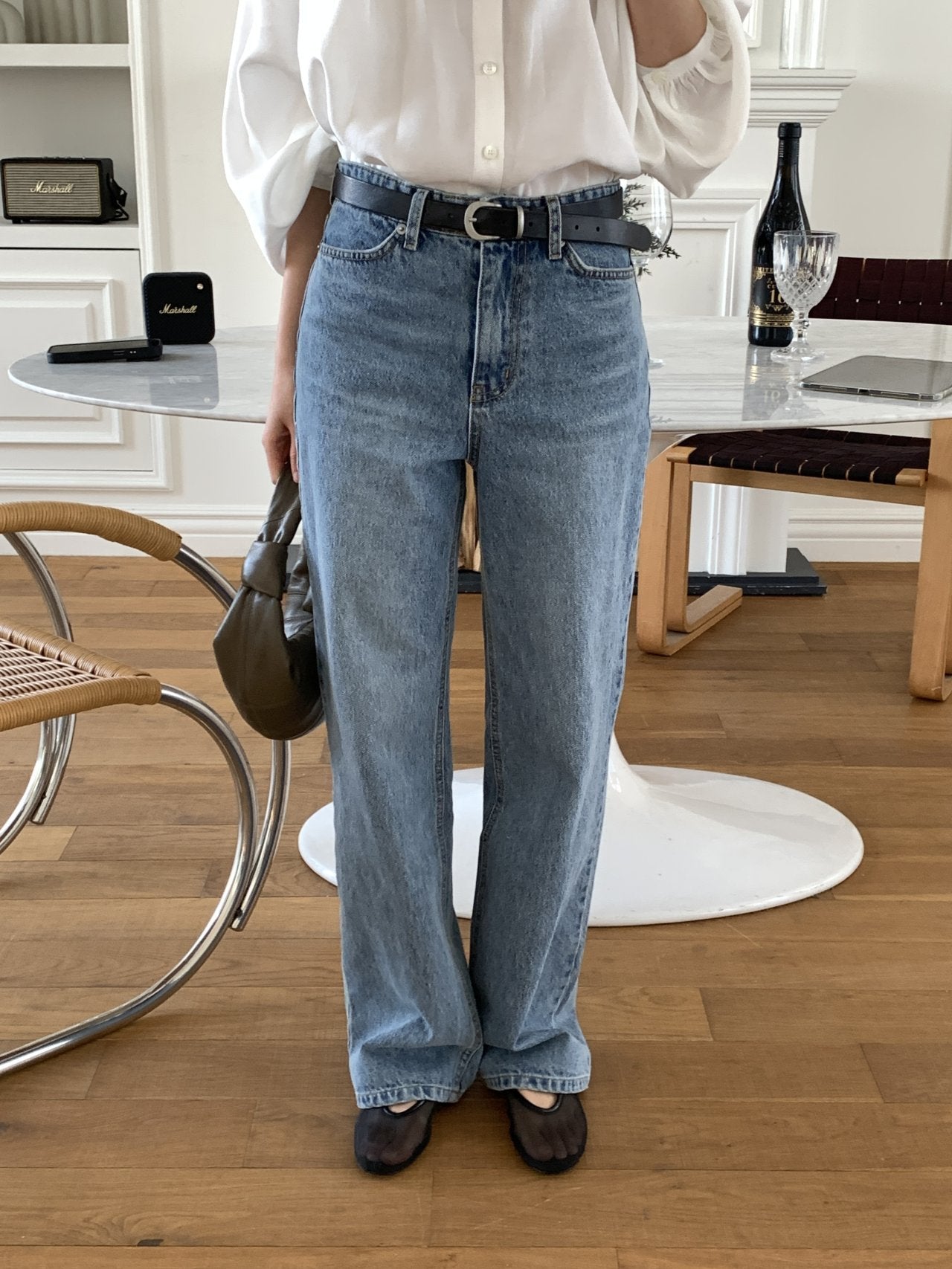 Laura straight fit denim pants