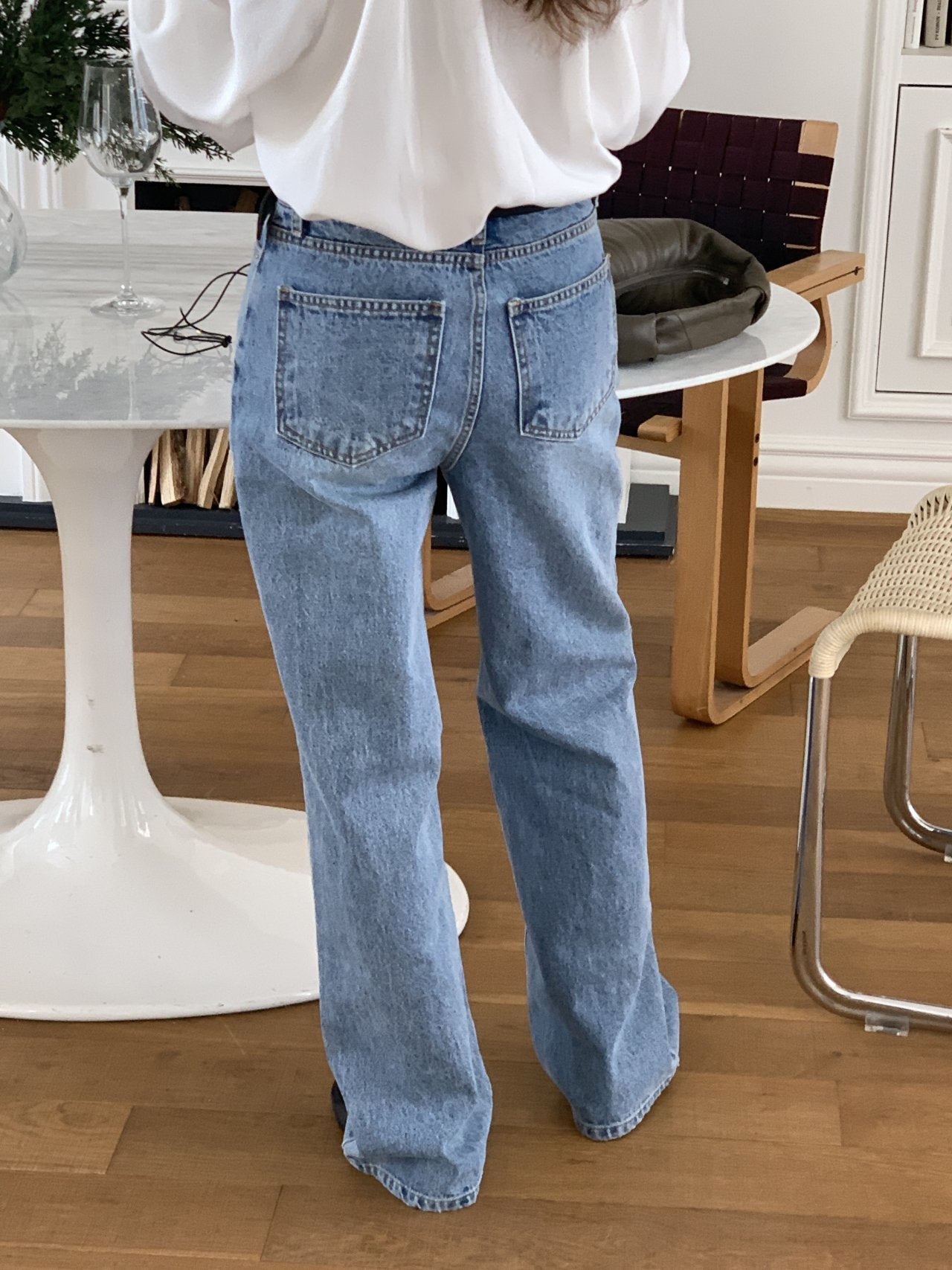 Laura straight fit denim pants