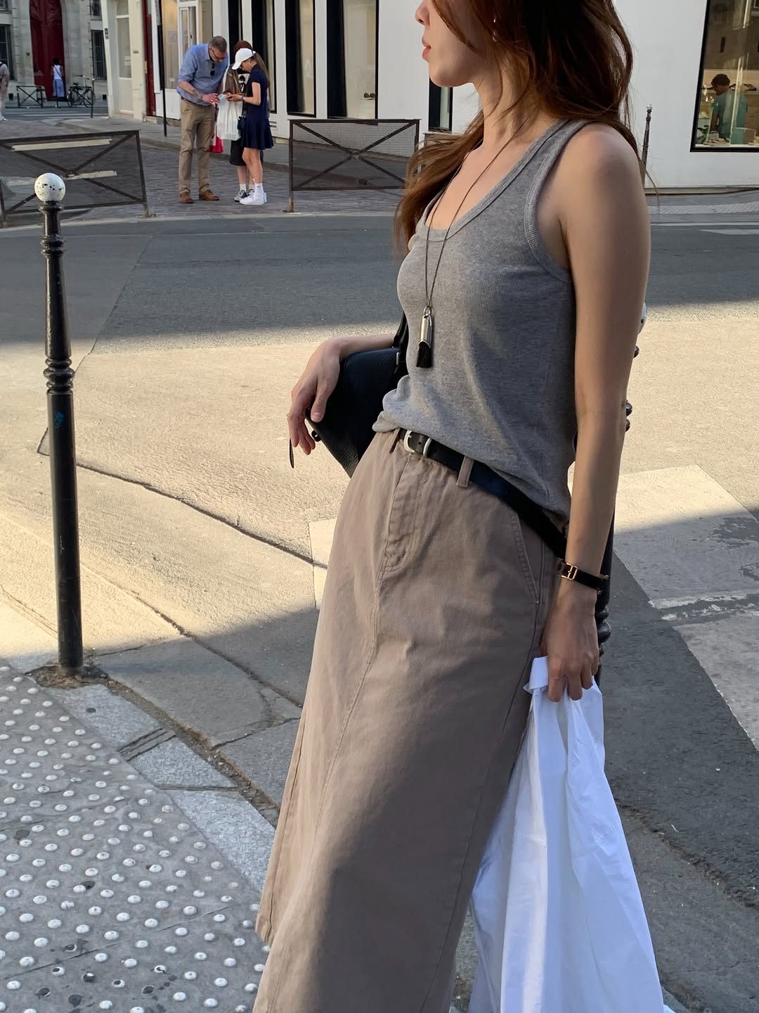Marie vintage A-line skirt-2col