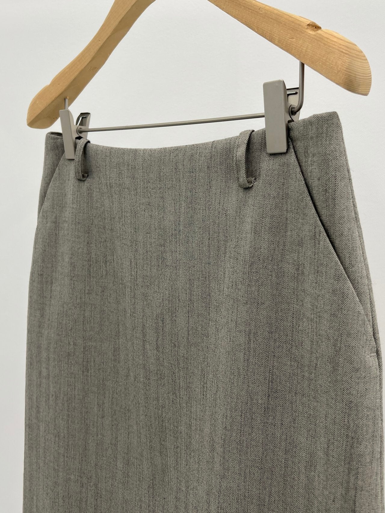 Noel A-line midi skirt-3col