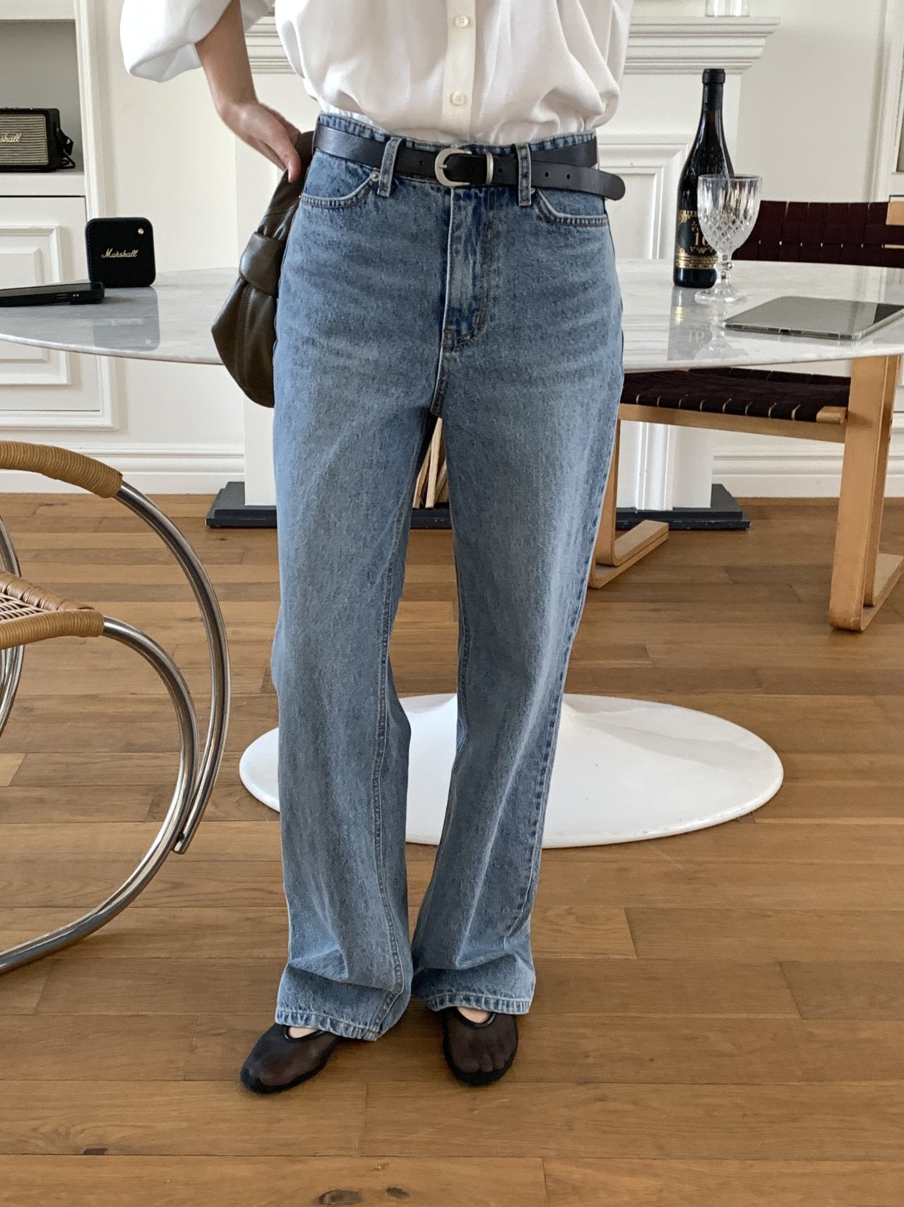 Laura straight fit denim pants