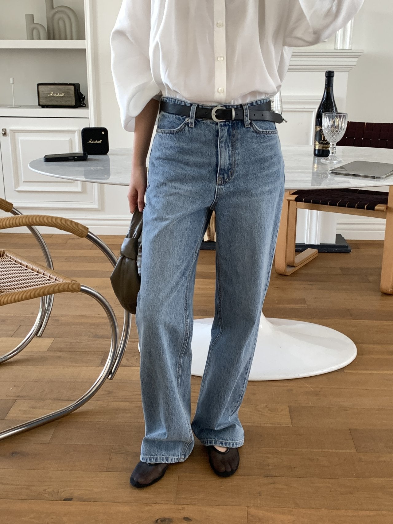 Laura straight fit denim pants