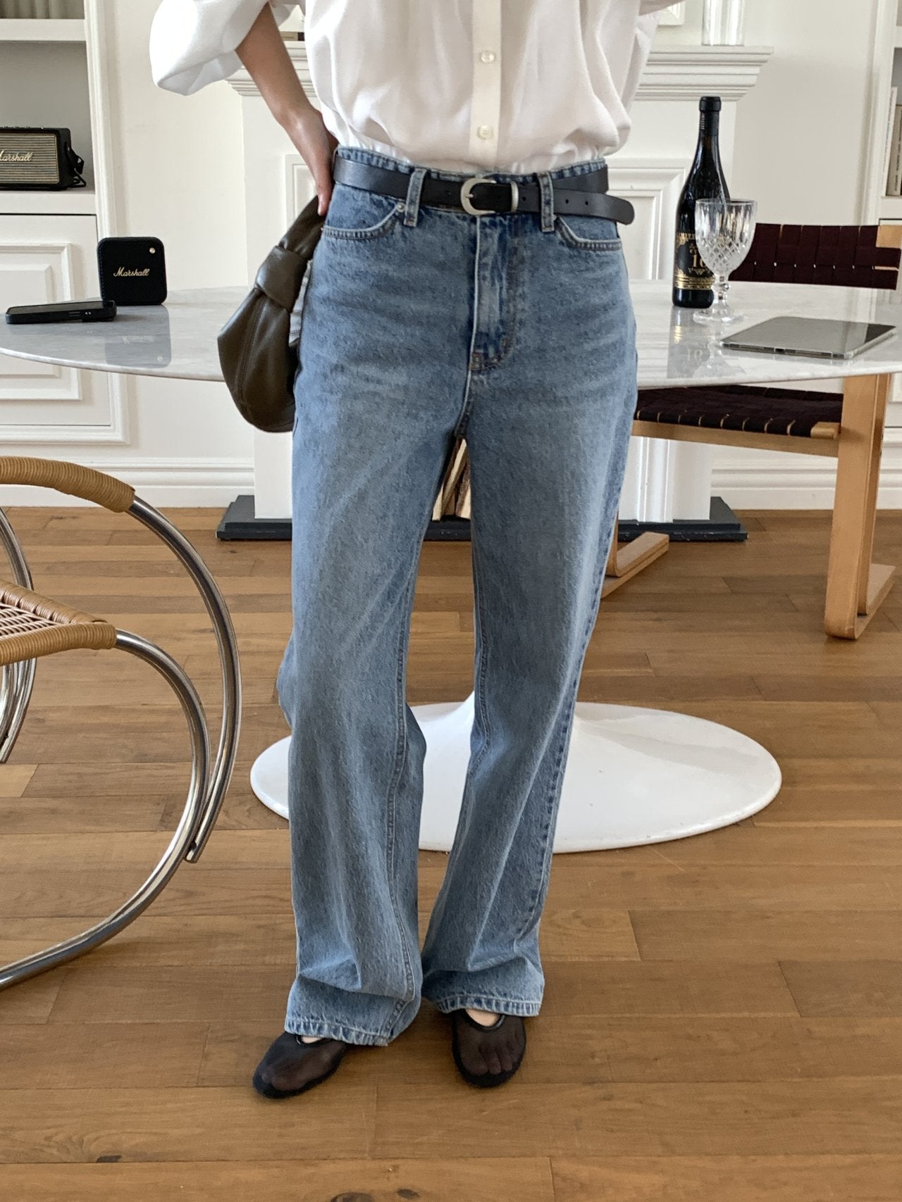 Laura straight fit denim pants