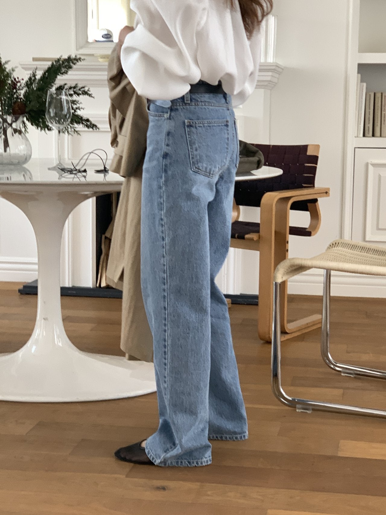 Laura straight fit denim pants