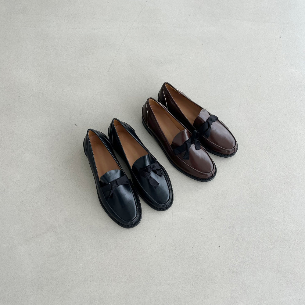 sol ribbon loafers-2col