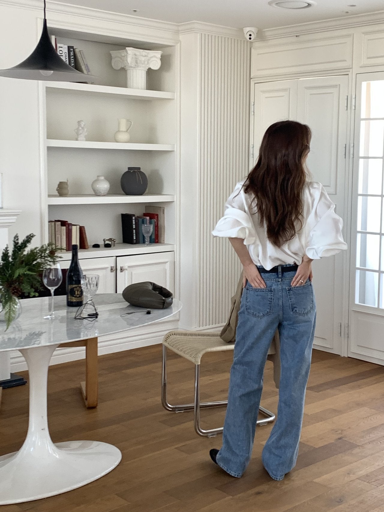 Laura straight fit denim pants