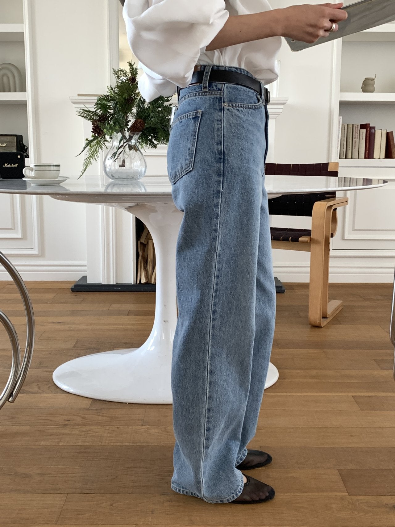 Laura straight fit denim pants
