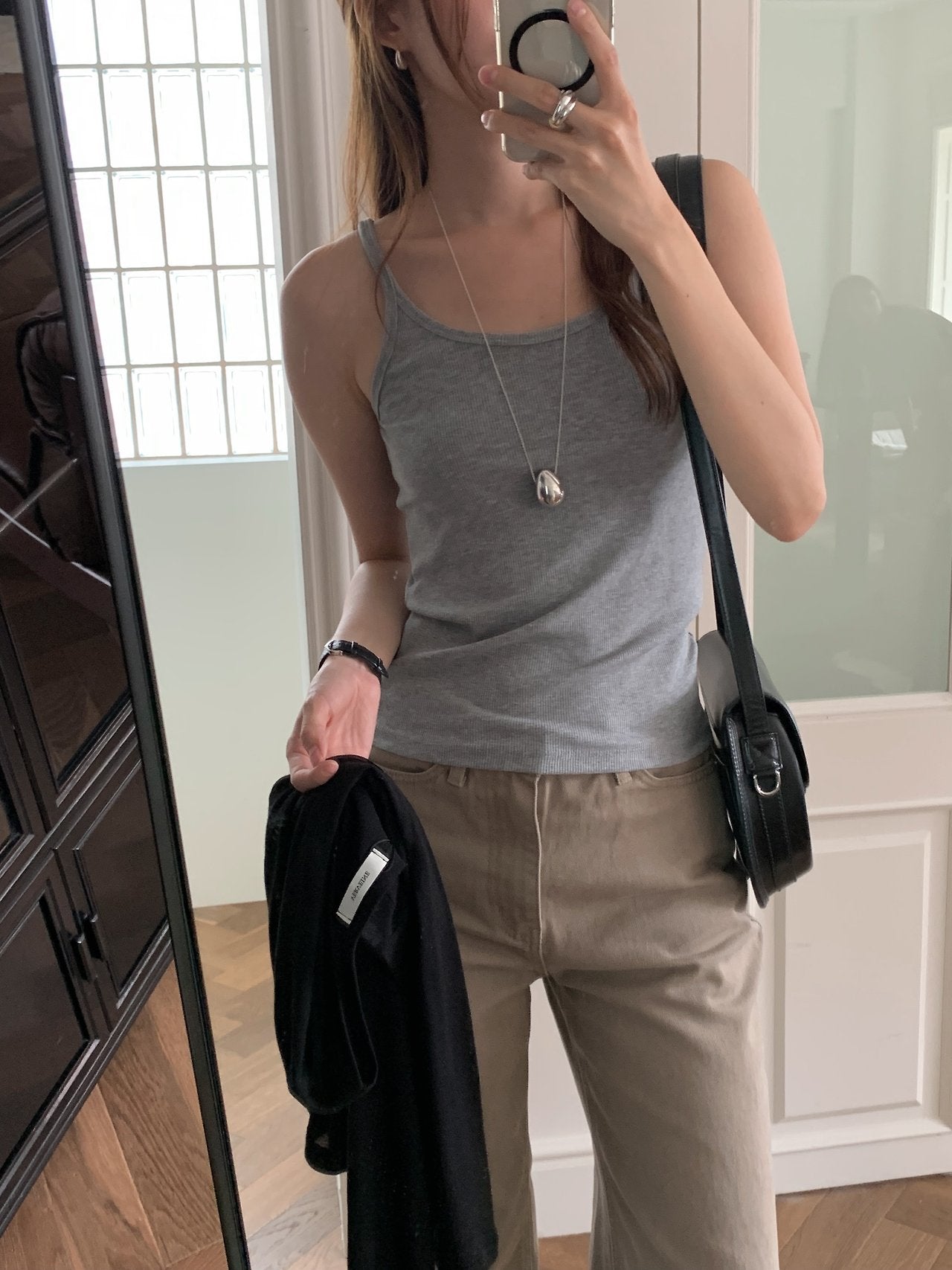 Lyocell rib sleeveless-3col