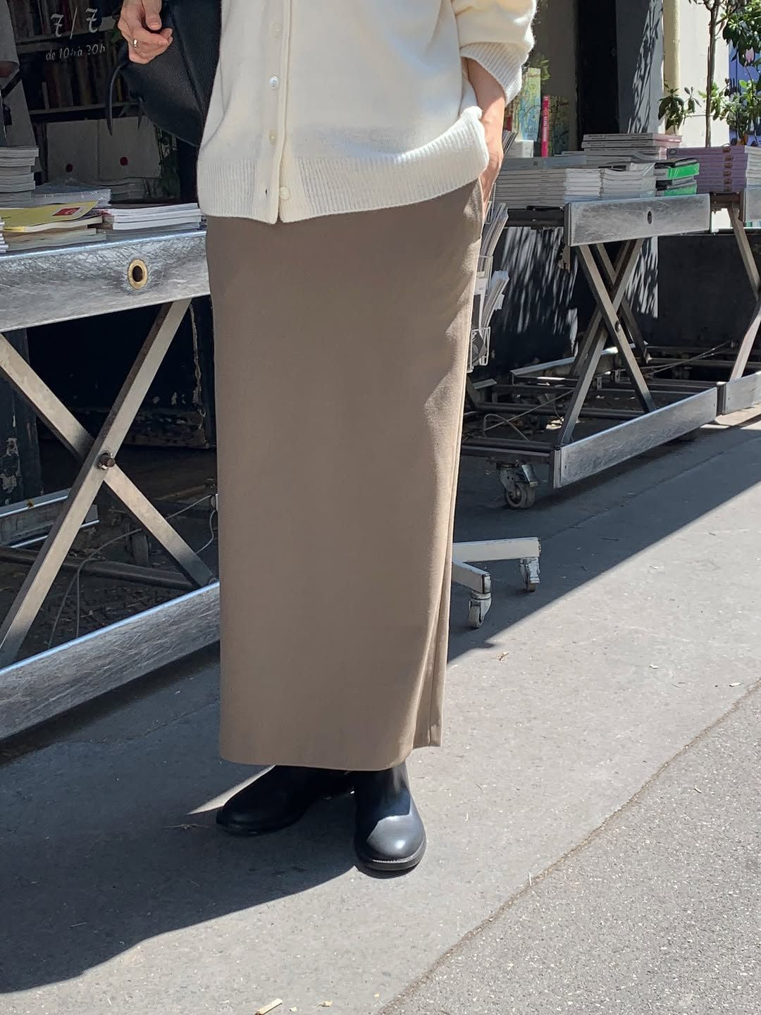 Viola H-line long skirt-2col