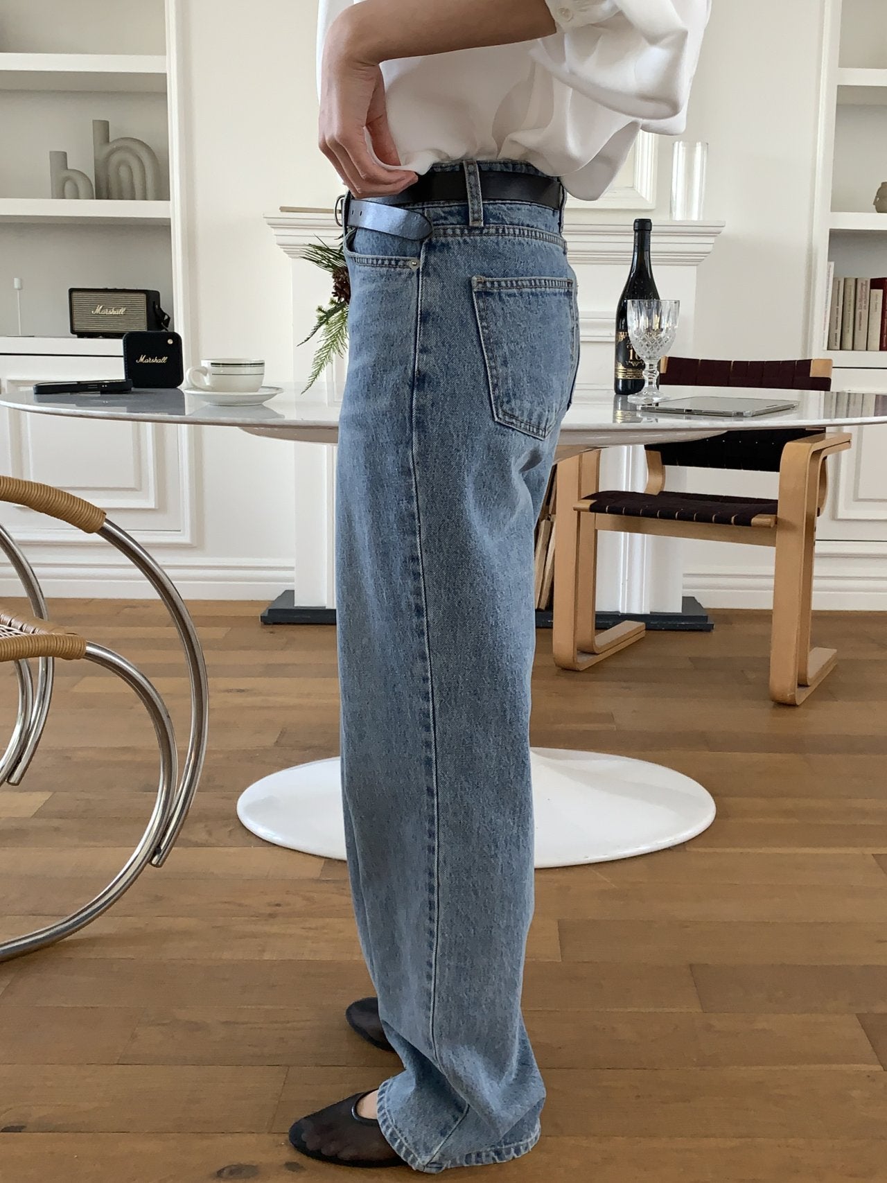 Laura straight fit denim pants