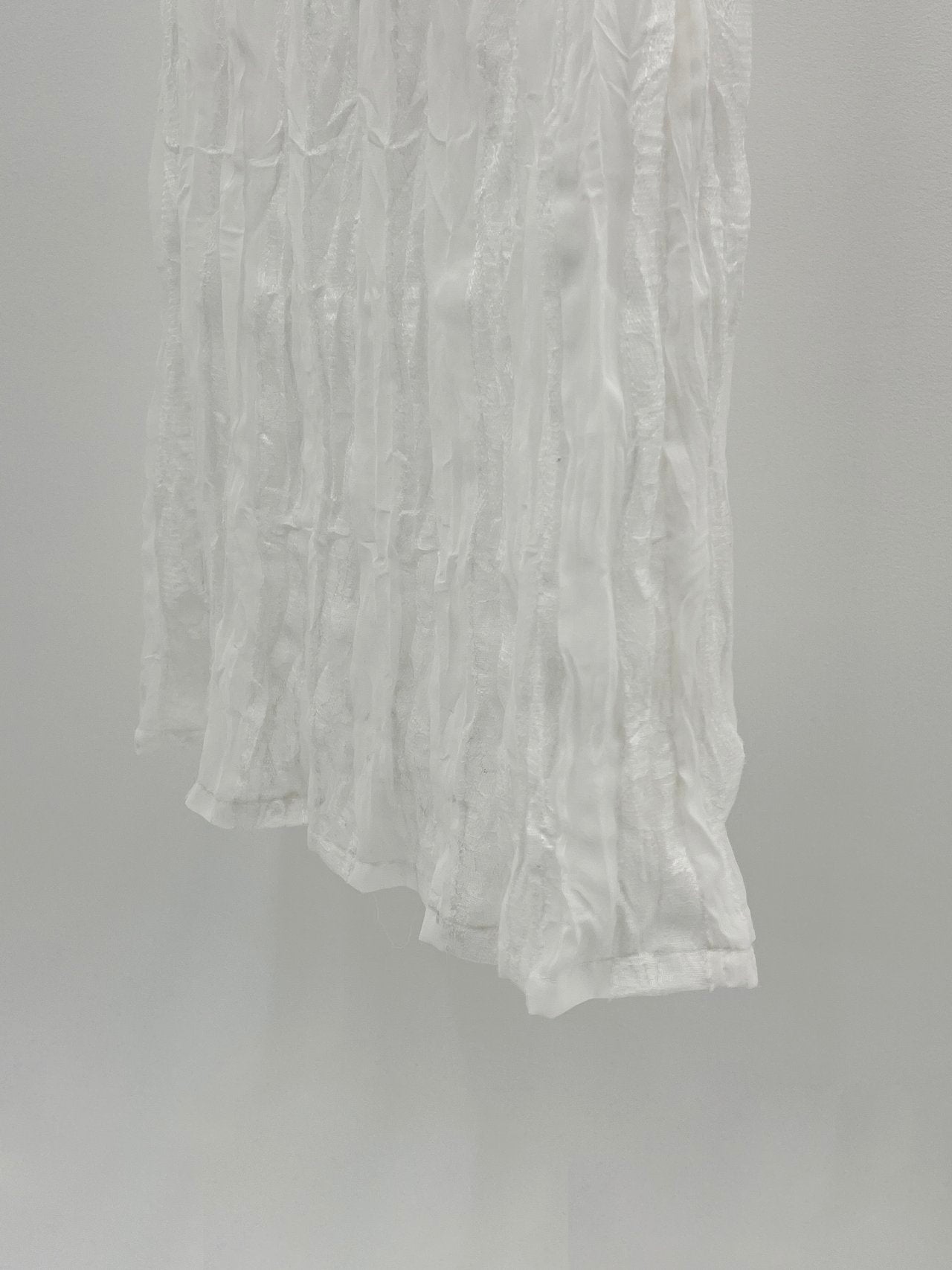 Sofia crinkle banding skirt-2col